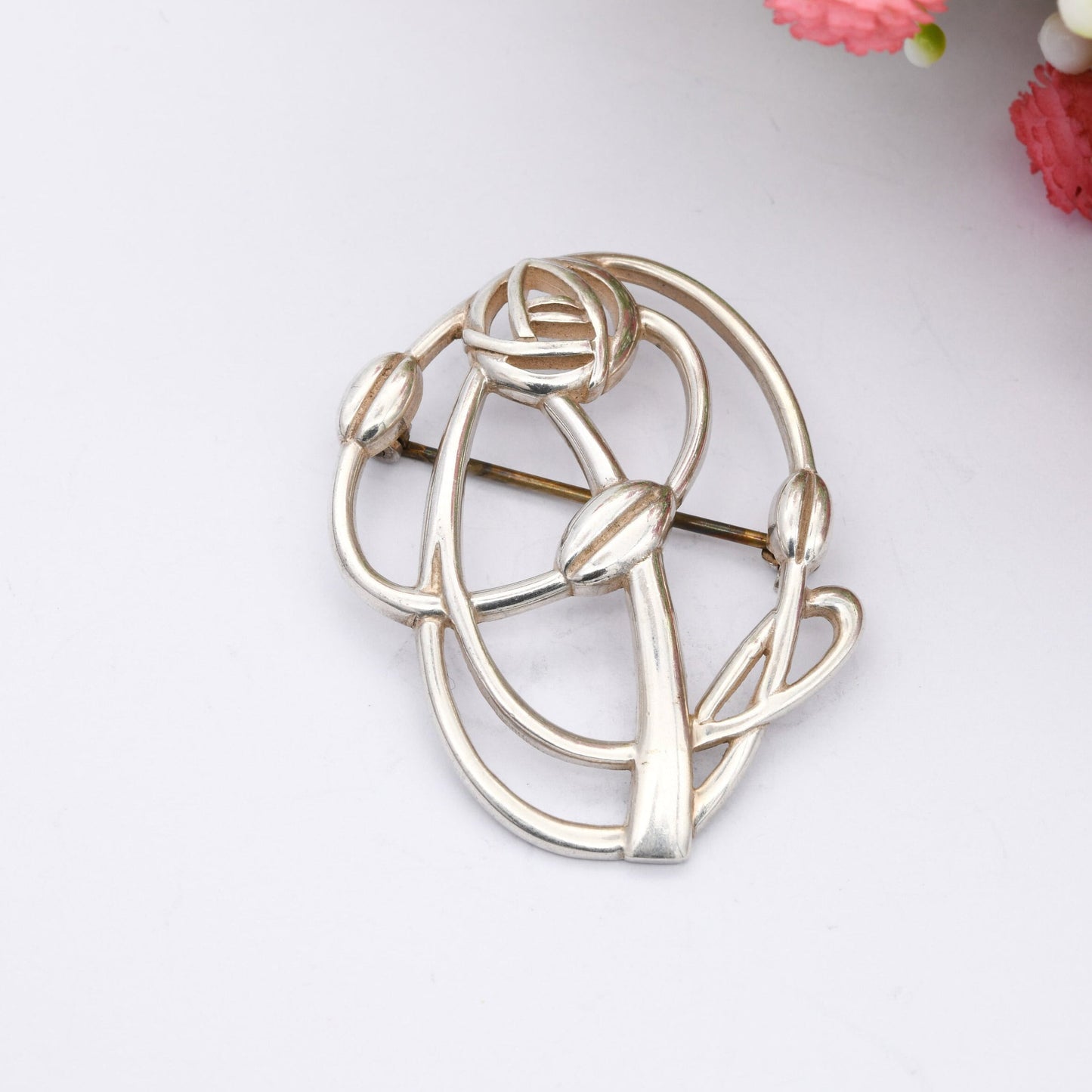 Vintage Scottish Sterling Silver Brooch by Carrick CJL 1996