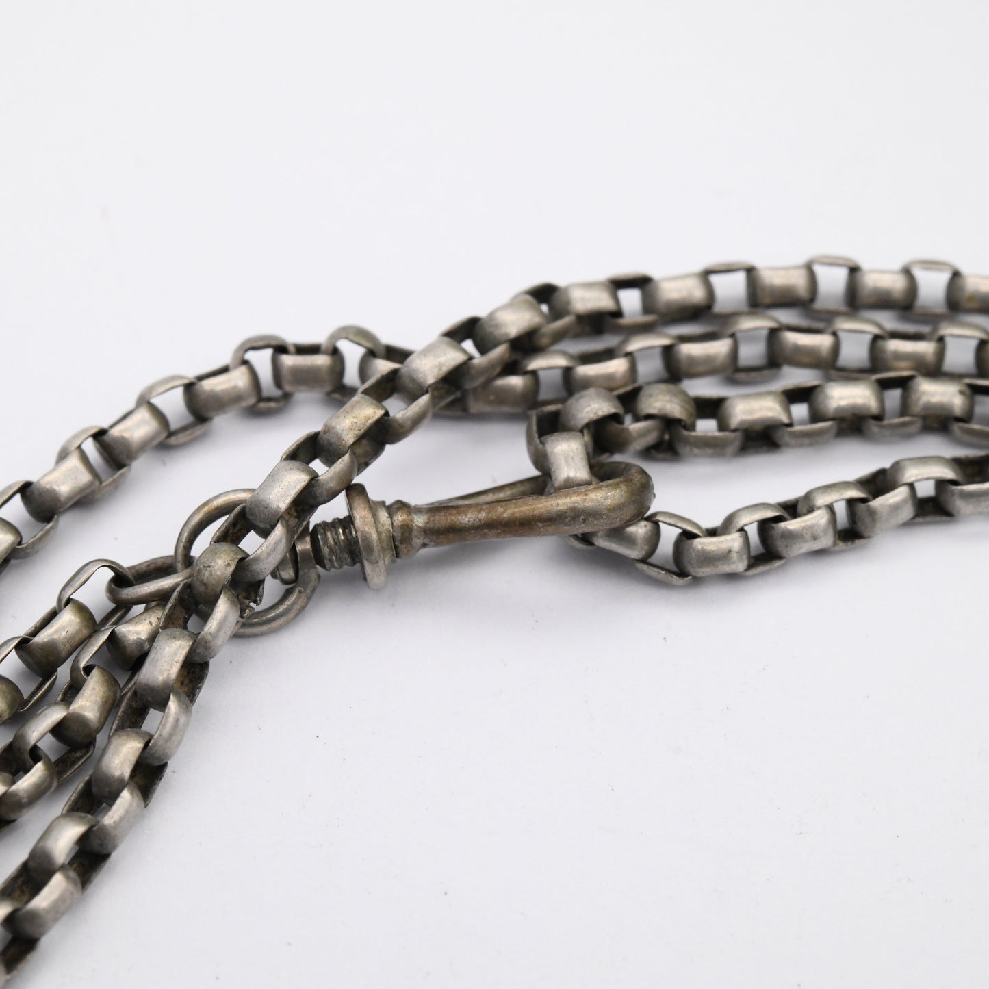 Antique Guard Chain with Twist Lock Clip