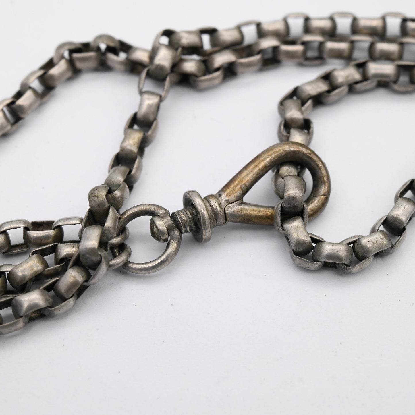 Antique Guard Chain with Twist Lock Clip