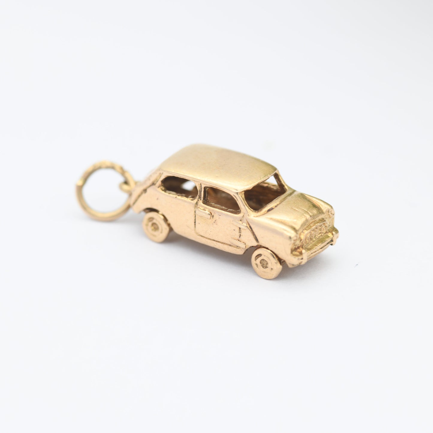 Vintage 9ct Gold Classic Car Charm Pendant 1965 - Retro Car Enthusiast | Nicely Detailed | H S Ltd Harrods H Samuels
