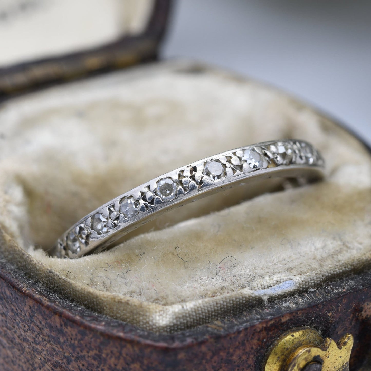 Antique 12ct Gold Diamond Eternity Ring