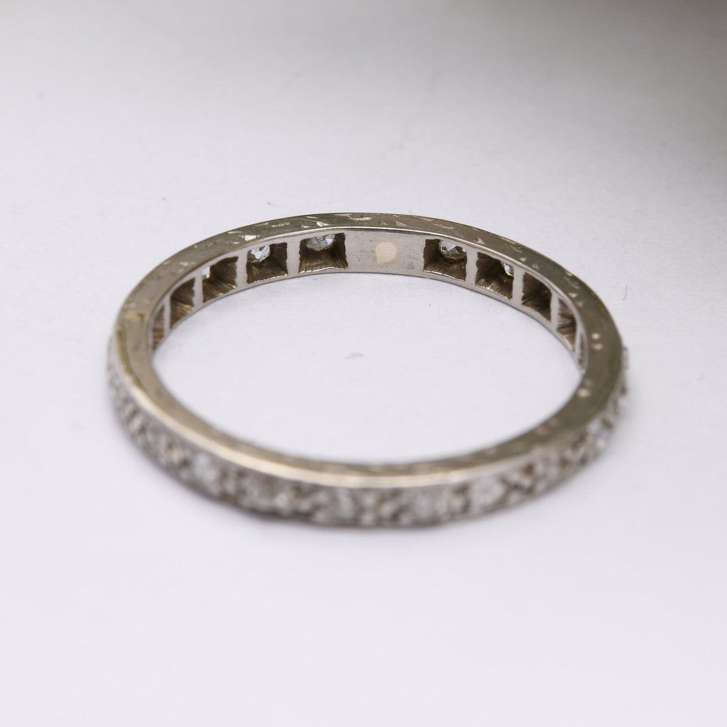 Antique 12ct Gold Diamond Eternity Ring