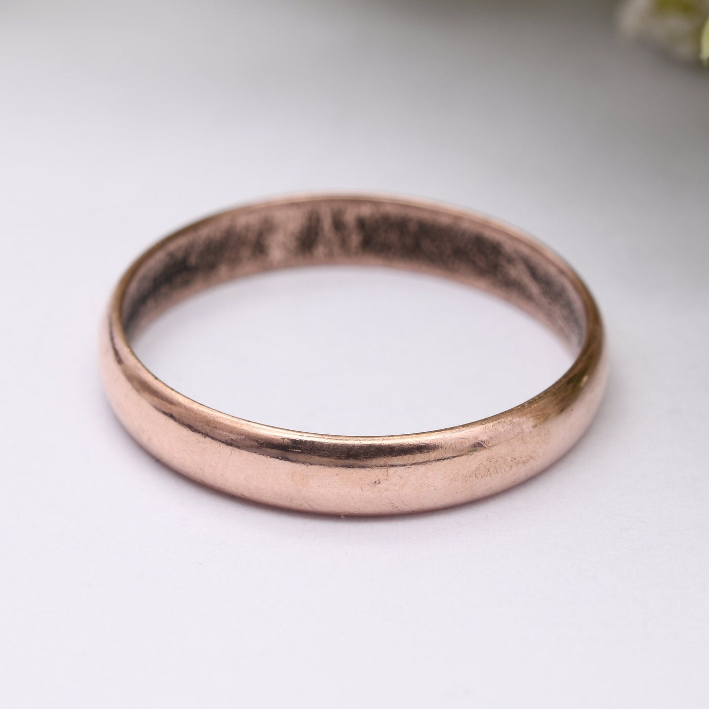Antique 9ct Rose Gold Wedding Band