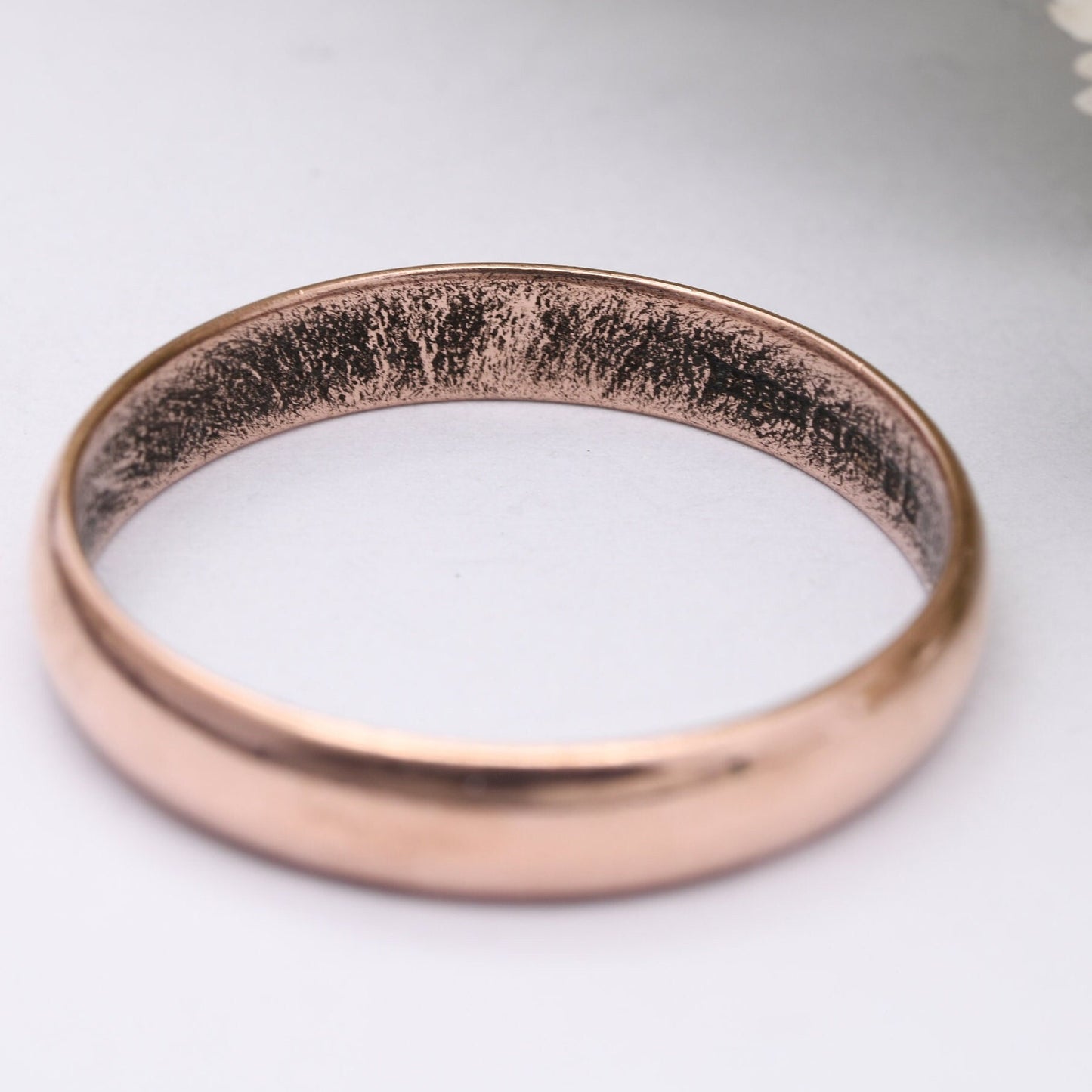 Antique 9ct Rose Gold Wedding Band