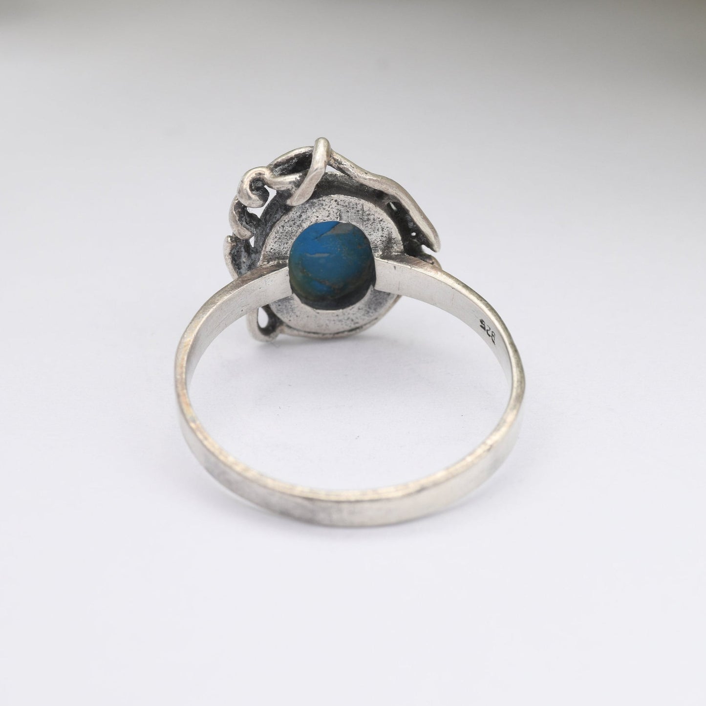 Vintage Sterling Silver Turquoise Ring