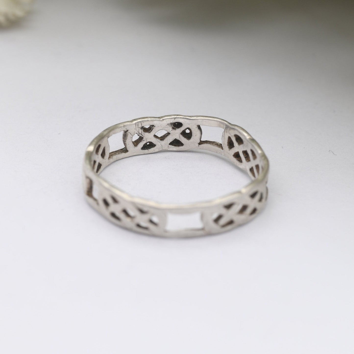 Vintage Sterling Silver Celtic Knot Ring