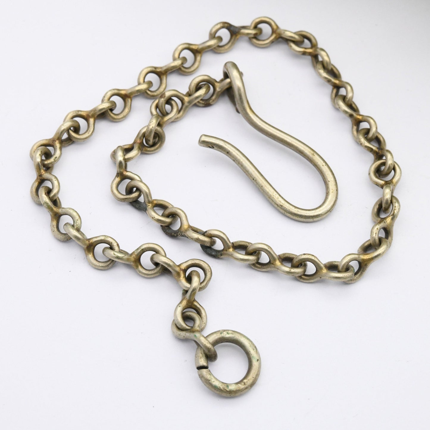 Antique Albert Chain with Large Hook Clasp