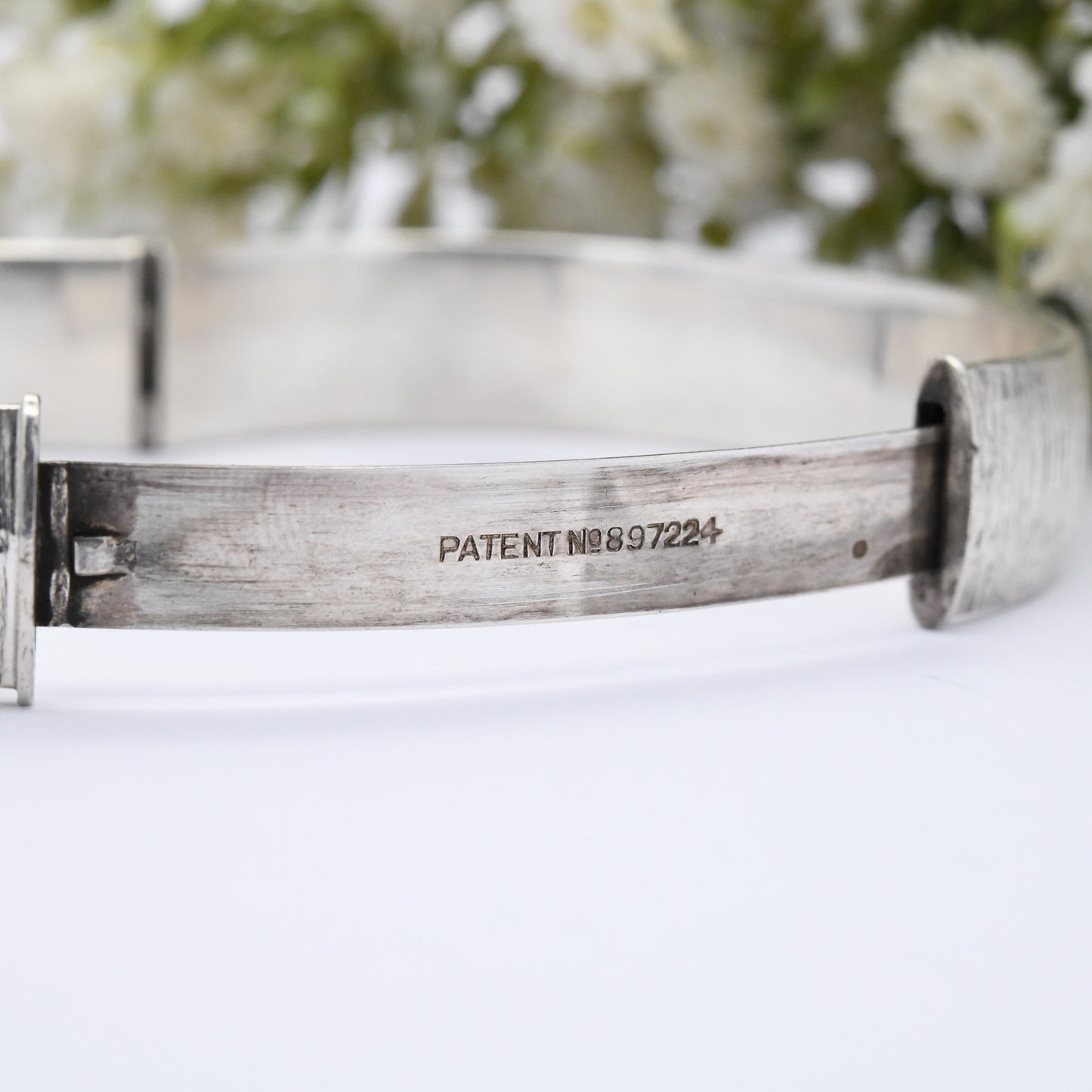 Vintage Sterling Silver Bangle Bracelet by Rigby and Wilson R&W 1971