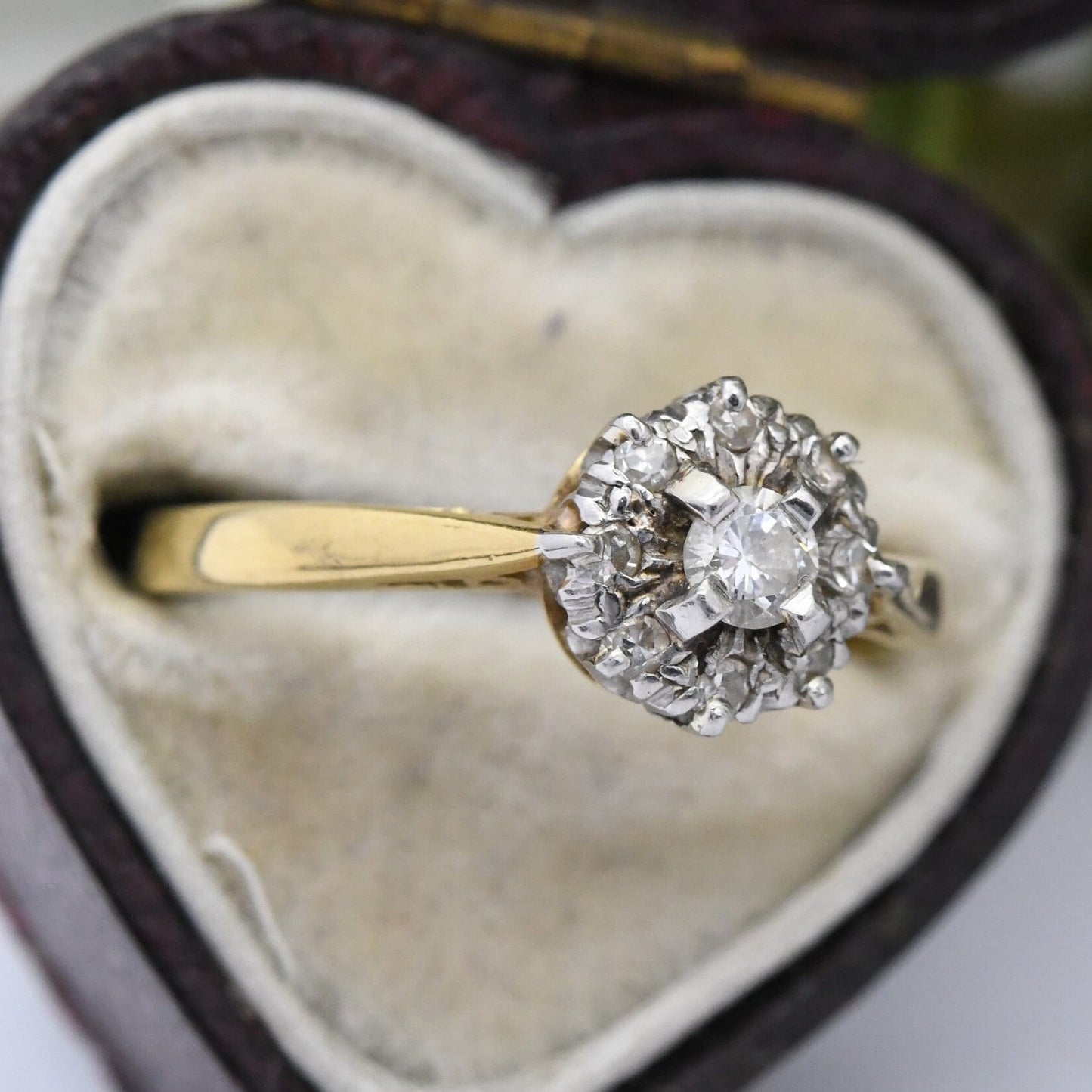 Vintage 18ct Gold Diamond Engagement Ring