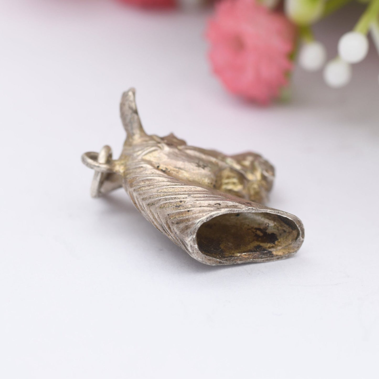 Vintage Sterling Silver Horse Head Charm Pendant