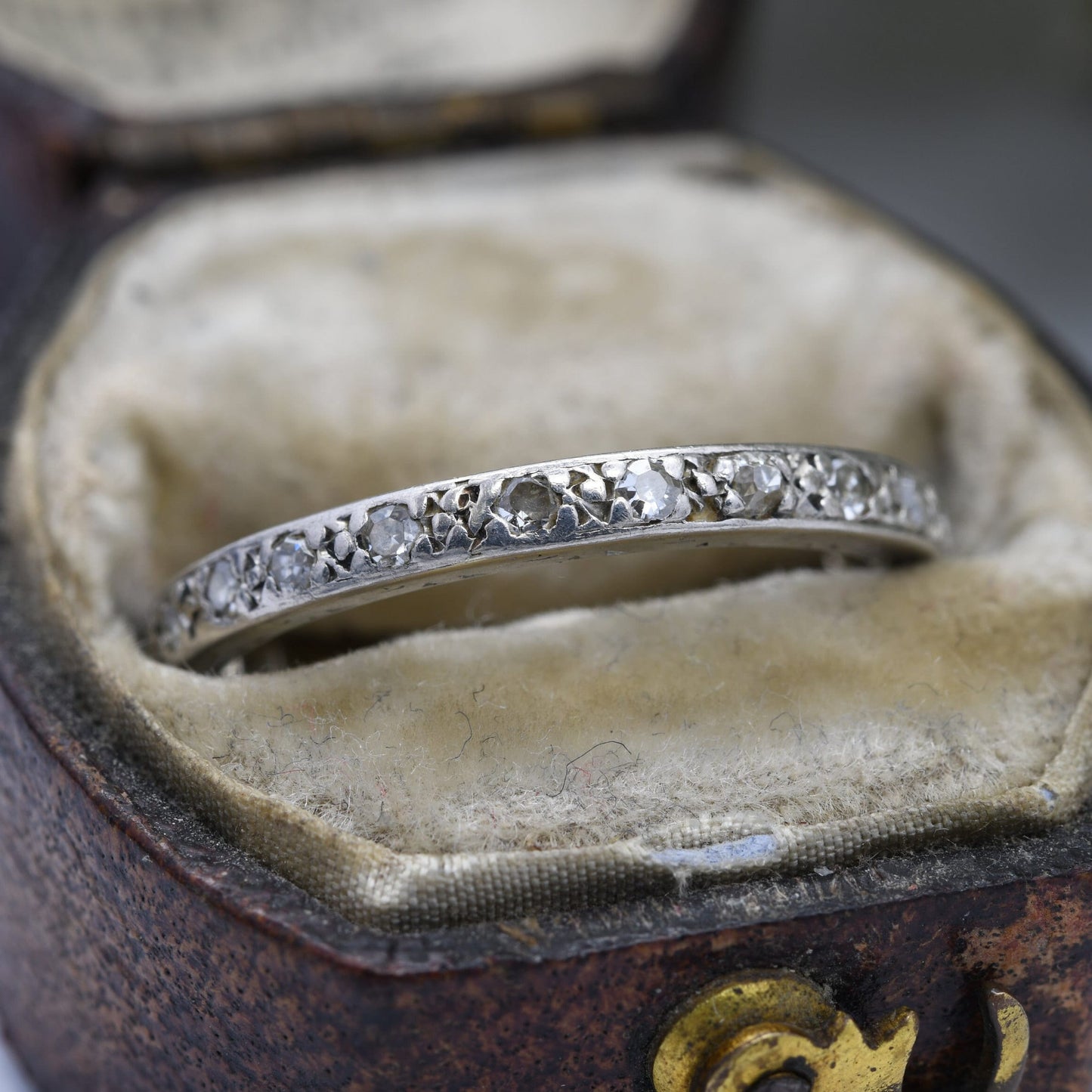 Antique 12ct Gold Diamond Eternity Ring