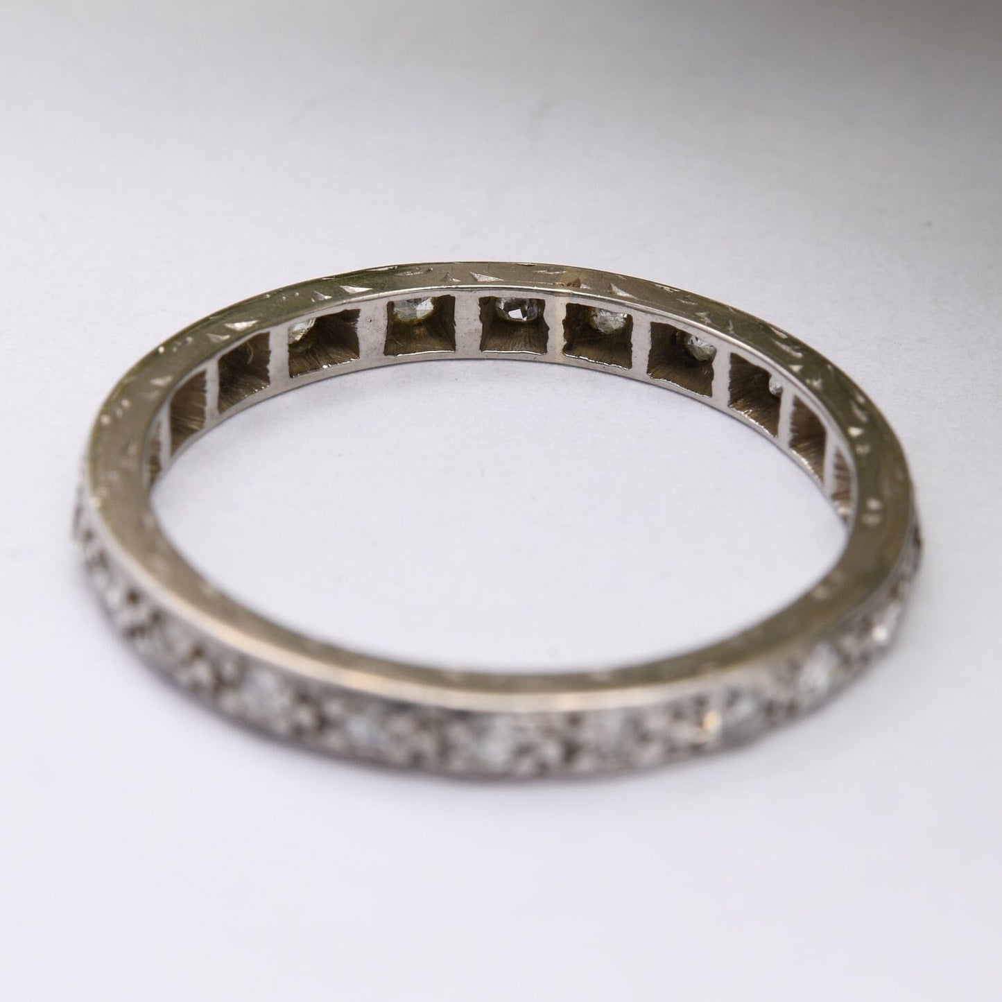 Antique 12ct Gold Diamond Eternity Ring