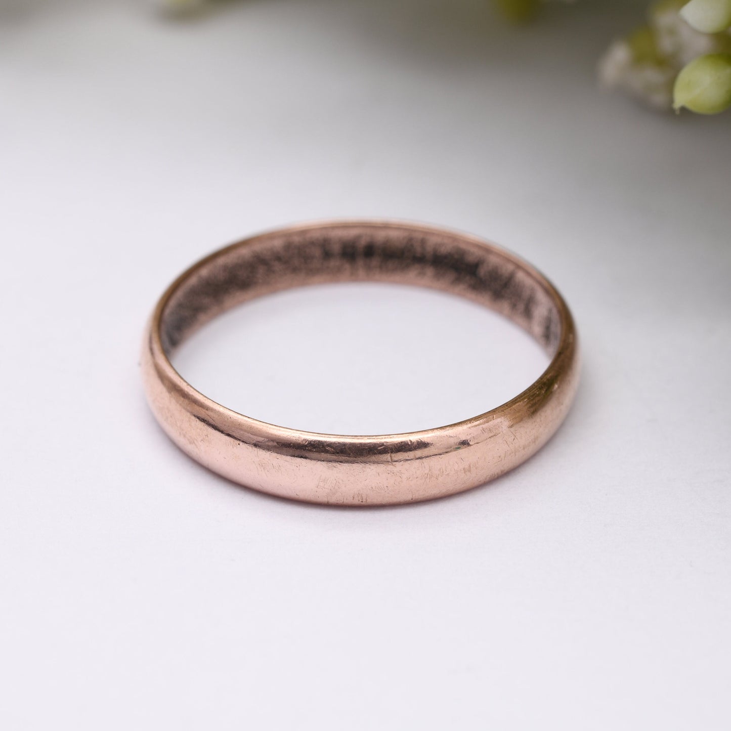 Antique 9ct Rose Gold Wedding Band