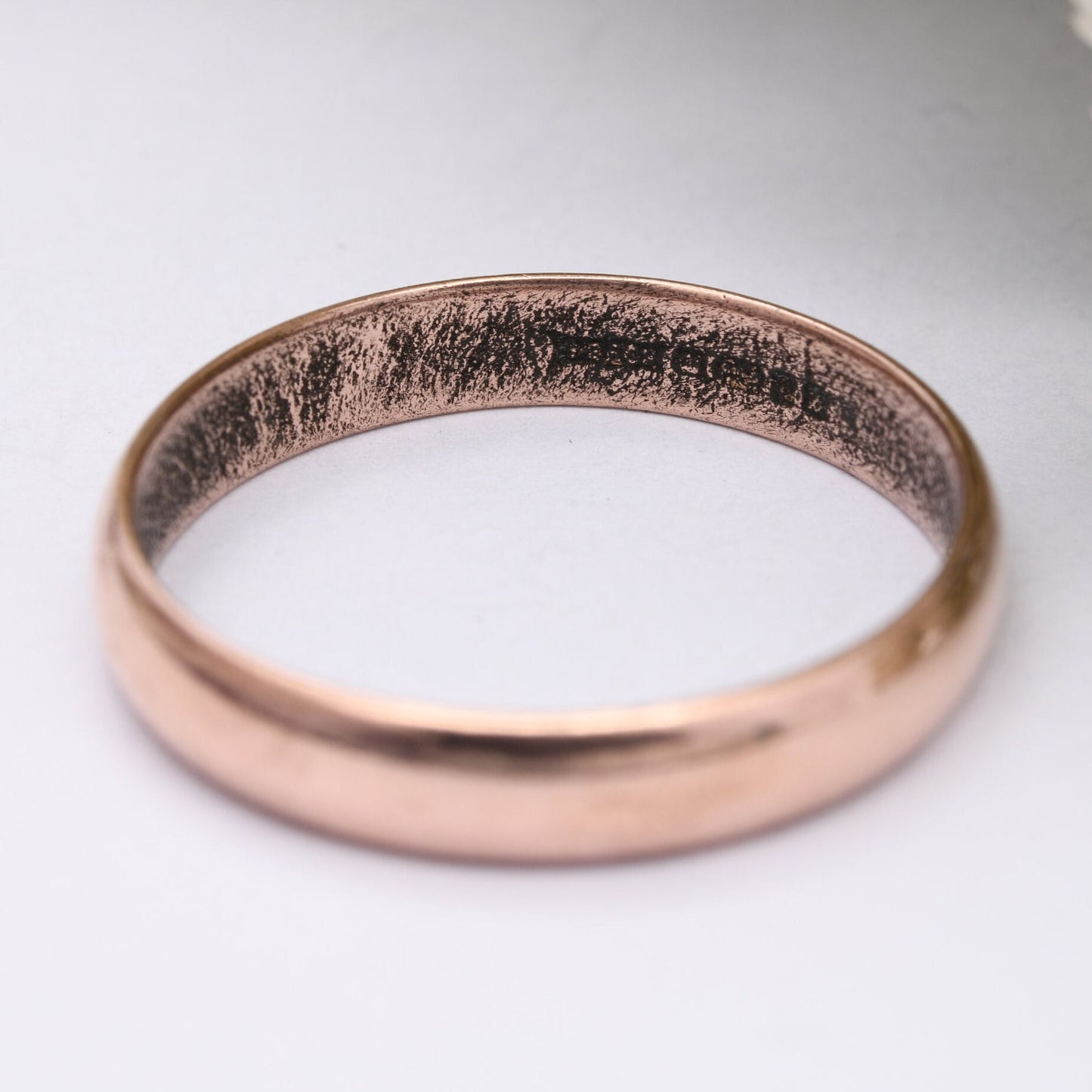 Antique 9ct Rose Gold Wedding Band