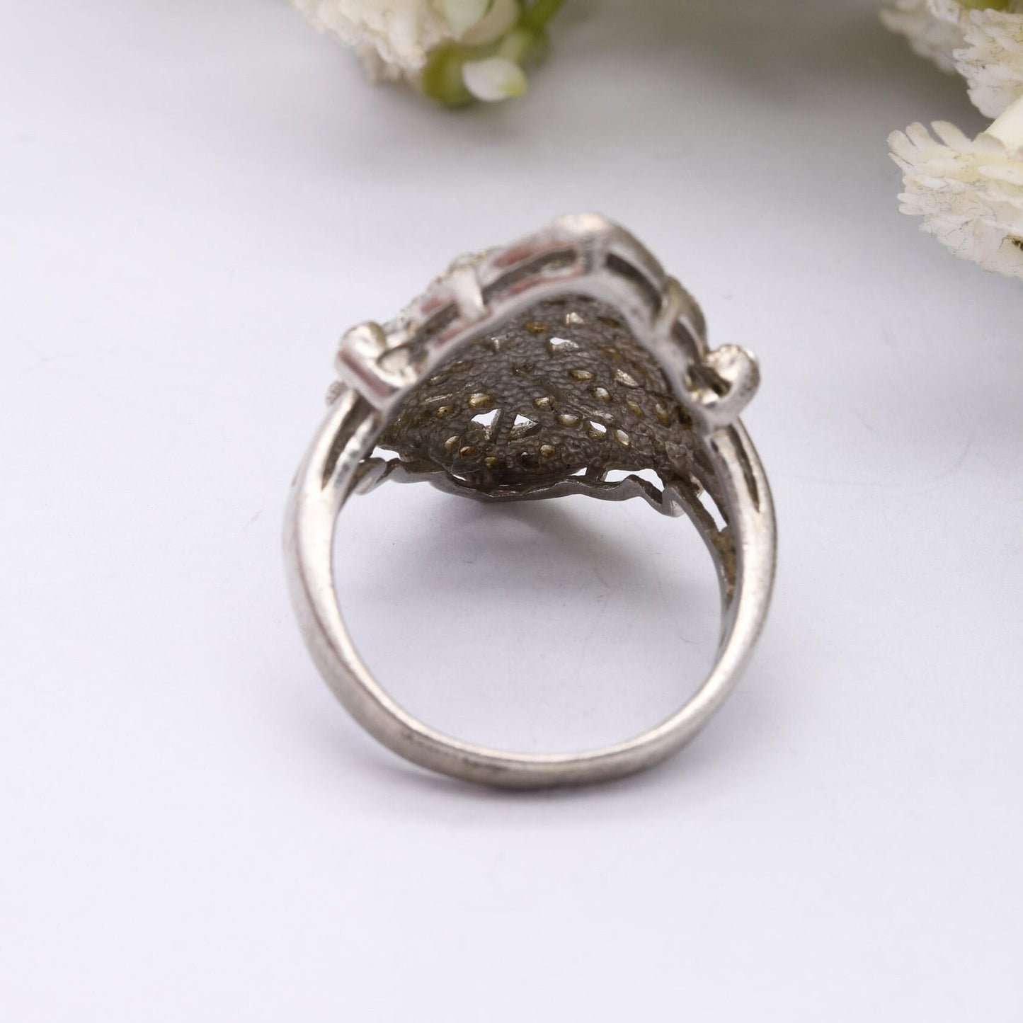 Vintage Sterling Silver Statement Ring