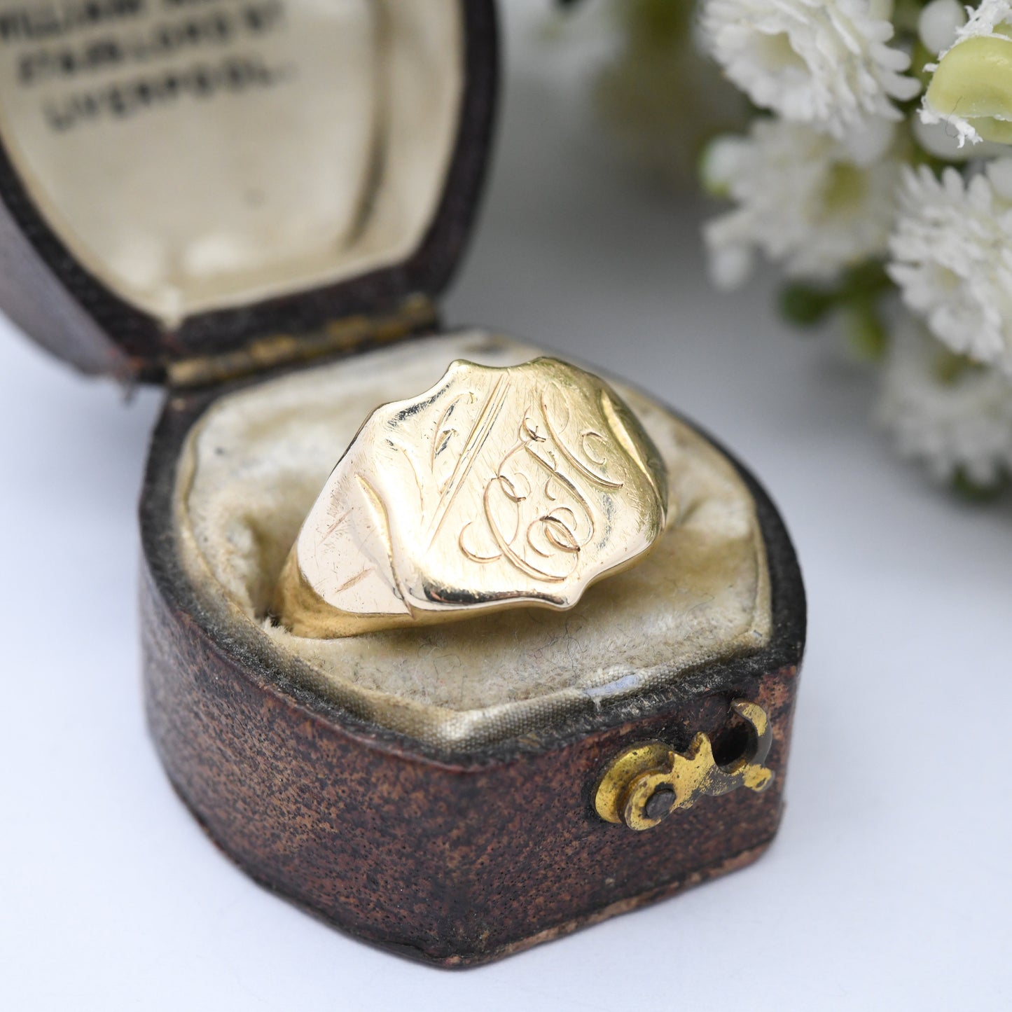 Vintage 9ct Gold Signet Ring