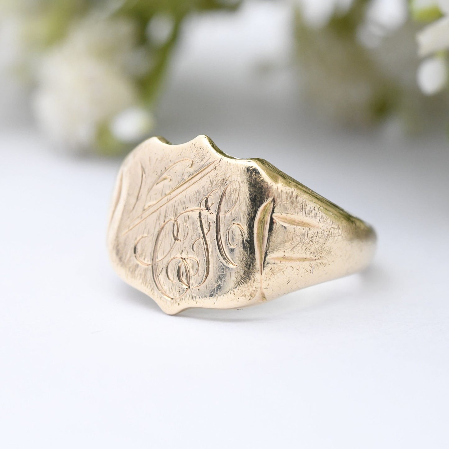 Vintage 9ct Gold Signet Ring