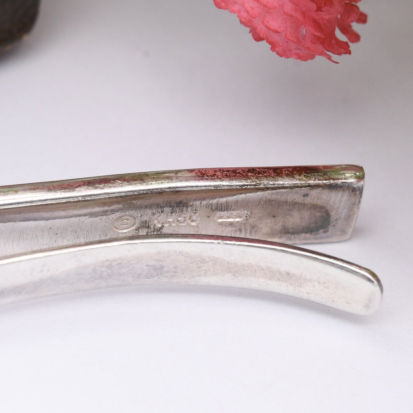 Vintage Kit Heath Sterling Silver Tie Clip - Professional Men's Tie Slide | Celtic Knot Design