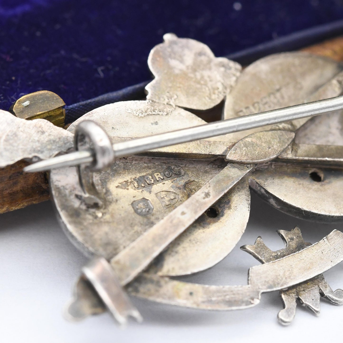 Antique Victoria Diamond Jubilee Sterling Silver Brooch 1837 1896 Longest Reigning - Young Head Old Head Medal Souvenir Long Has She Reigned