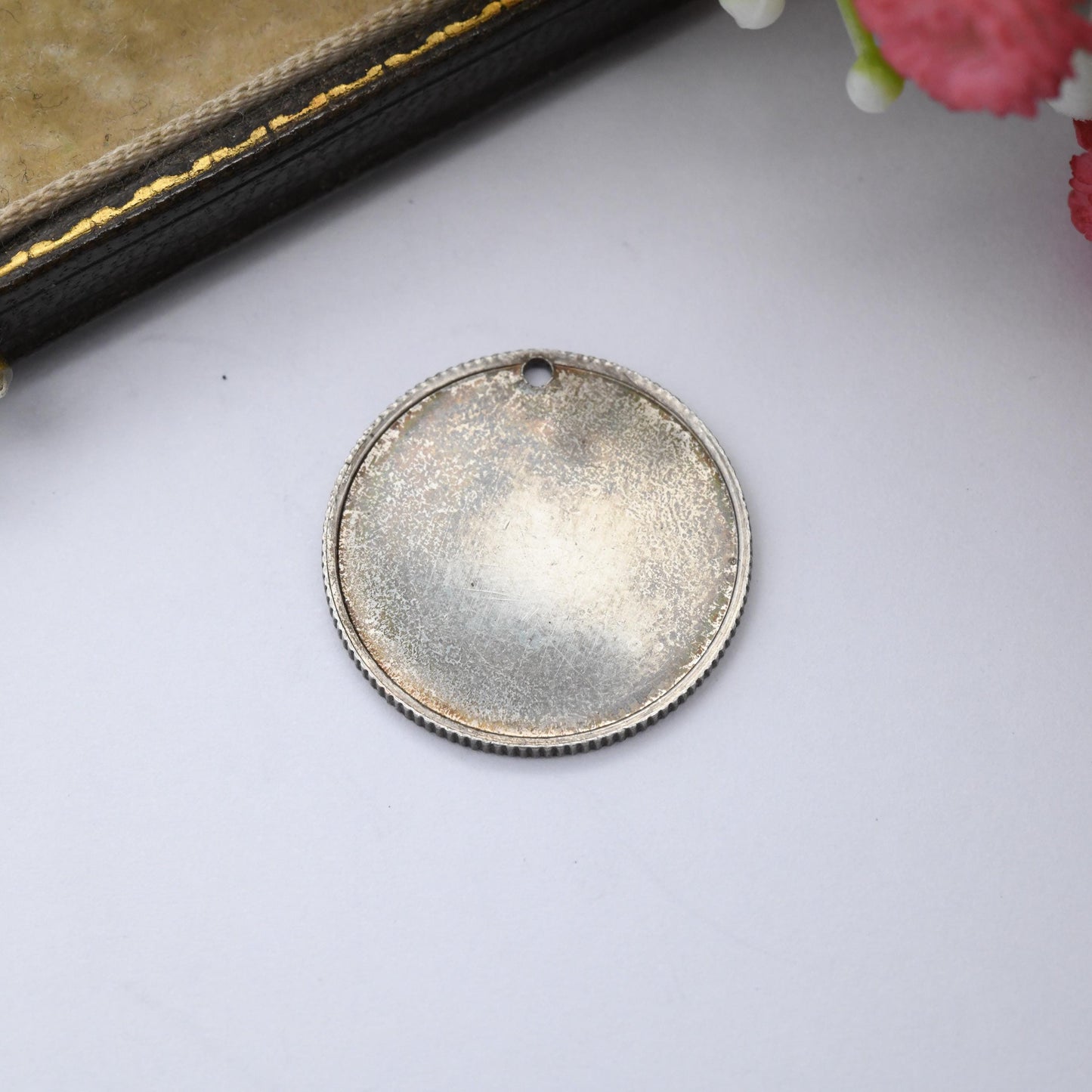 Antique Victorian Silver Medal Four Generations of the British Royal Family 1897 Pendant Medalet by Henry Grueber - Queen Victoria Jubilee