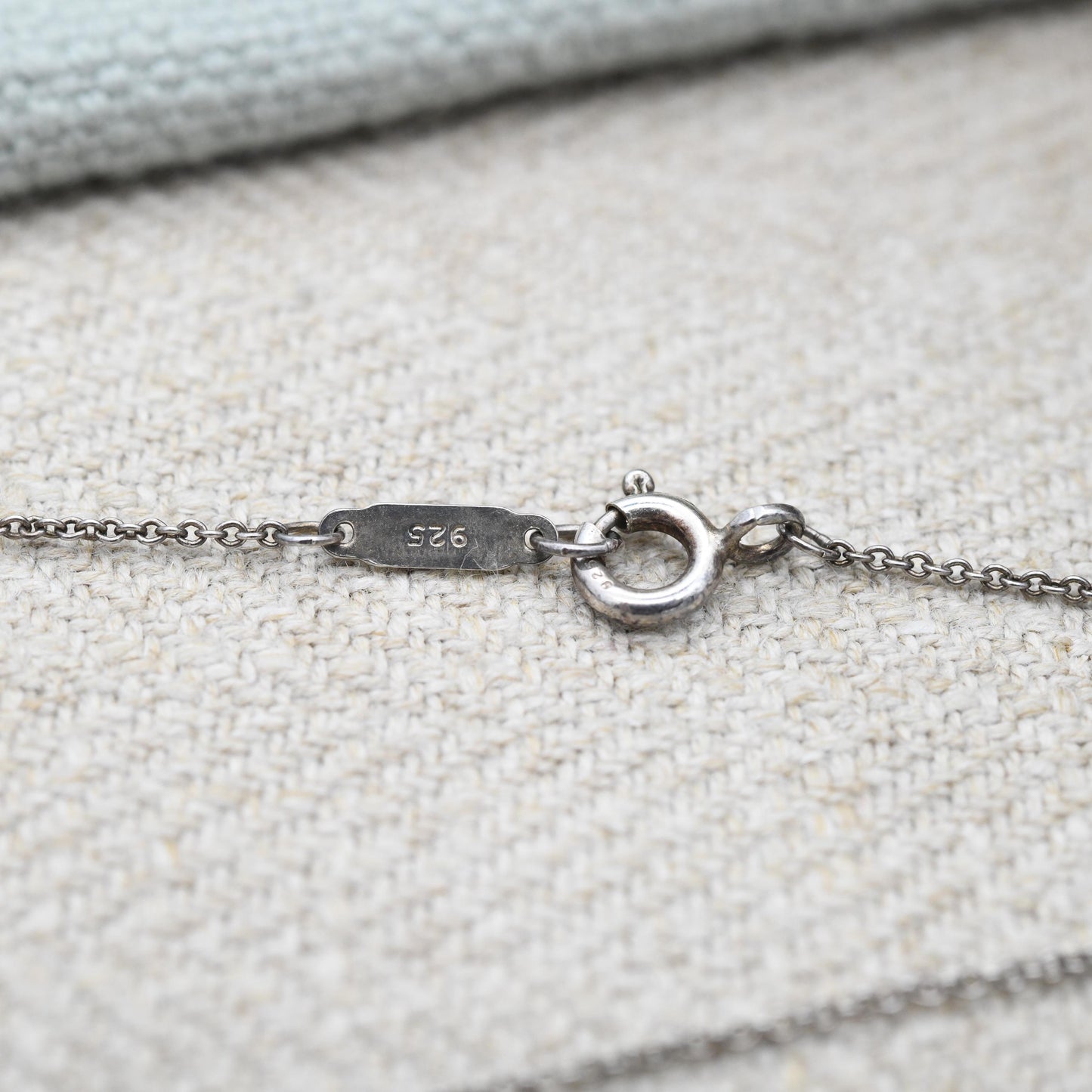 Tiffany & Co Elsa Peretti Open Heart Pendant Necklace Sterling Silver - Medium Size 16mm | Genuine Signed Designer Jewellery Trace Chain 16"
