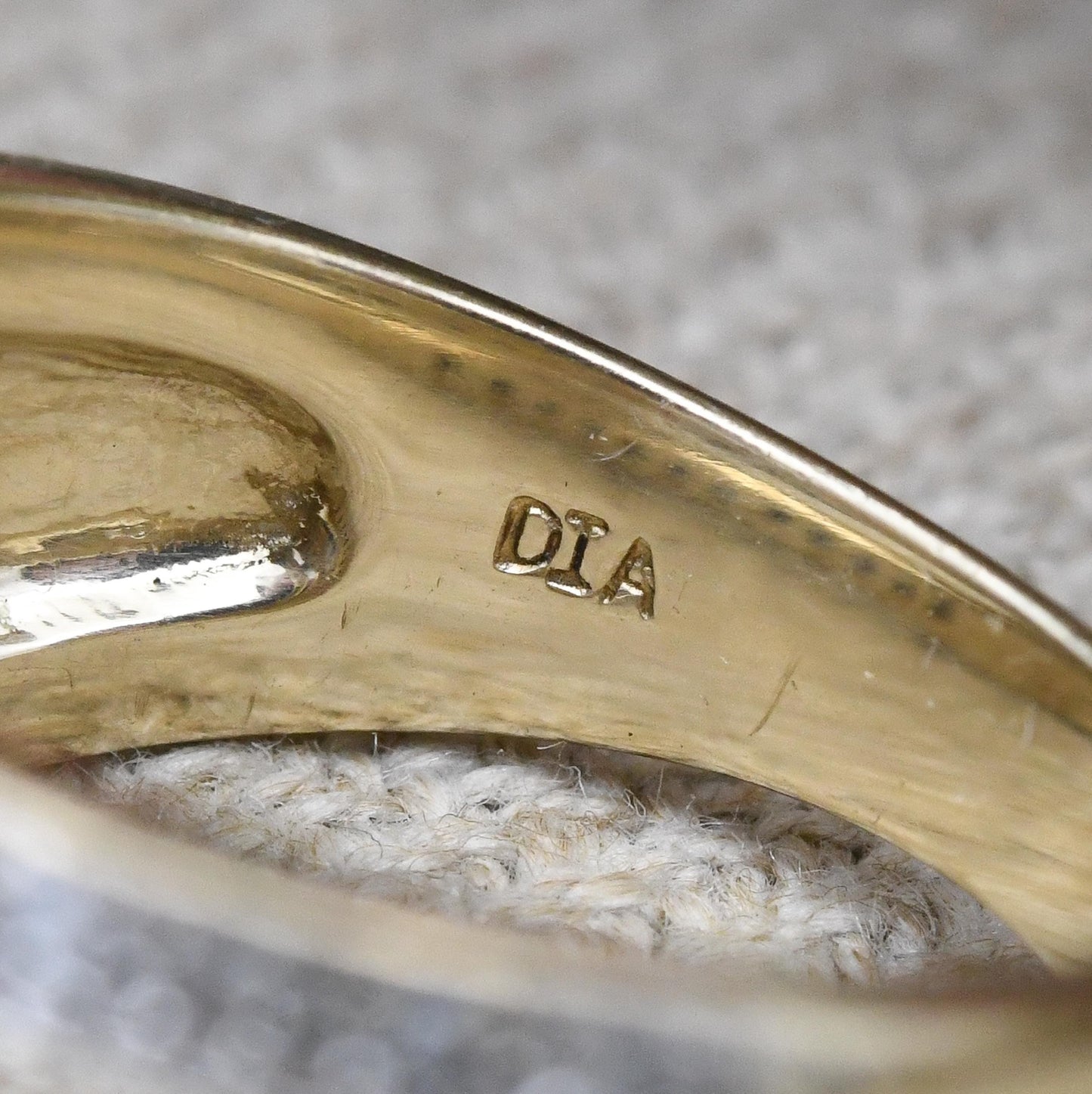 Vintage Multi Band Diamond Ring 9ct Gold Half Eternity .25 Carats 25 Points - Statement Chunky Band Ring Stack | UK Size - M US Size - 6 1/4