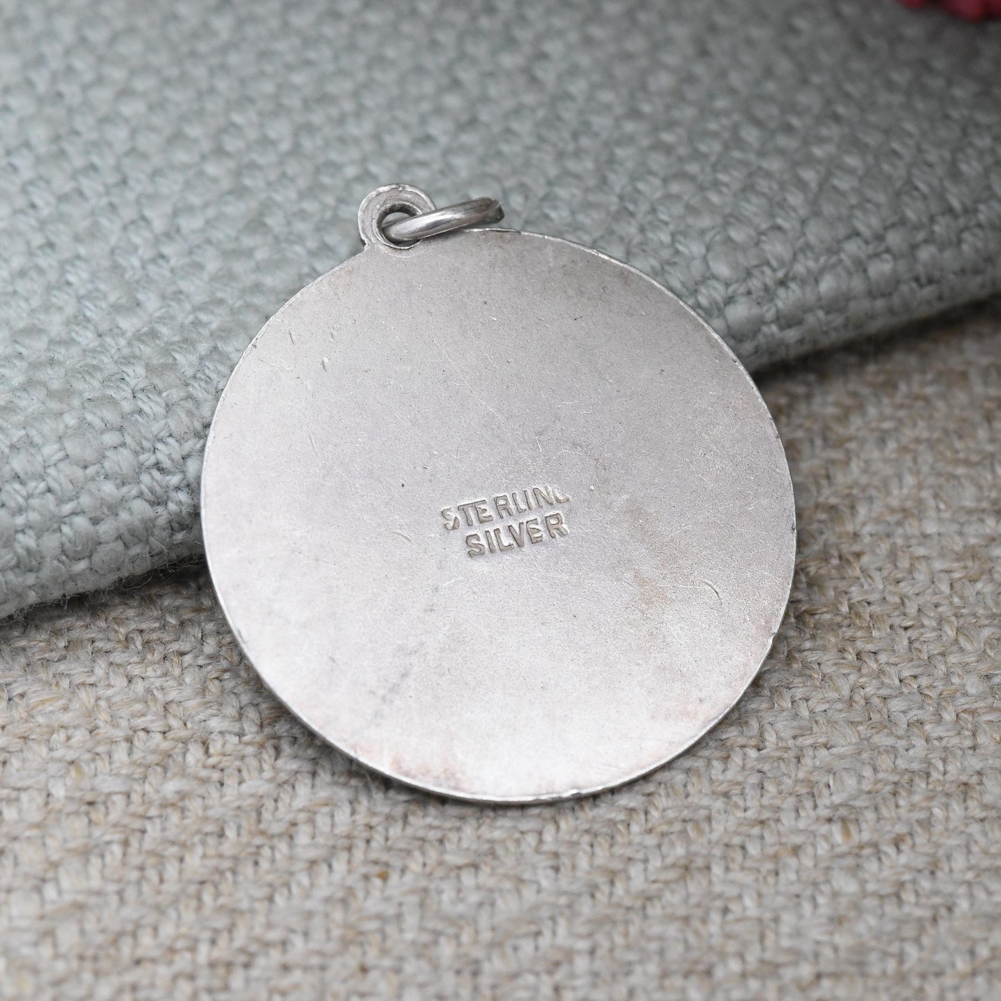 Vintage Sterling Silver Aries Pendant - Leaping Ram Astrological Zodiac Star Sign Symbol | Mid-Century March April Birthday Gift
