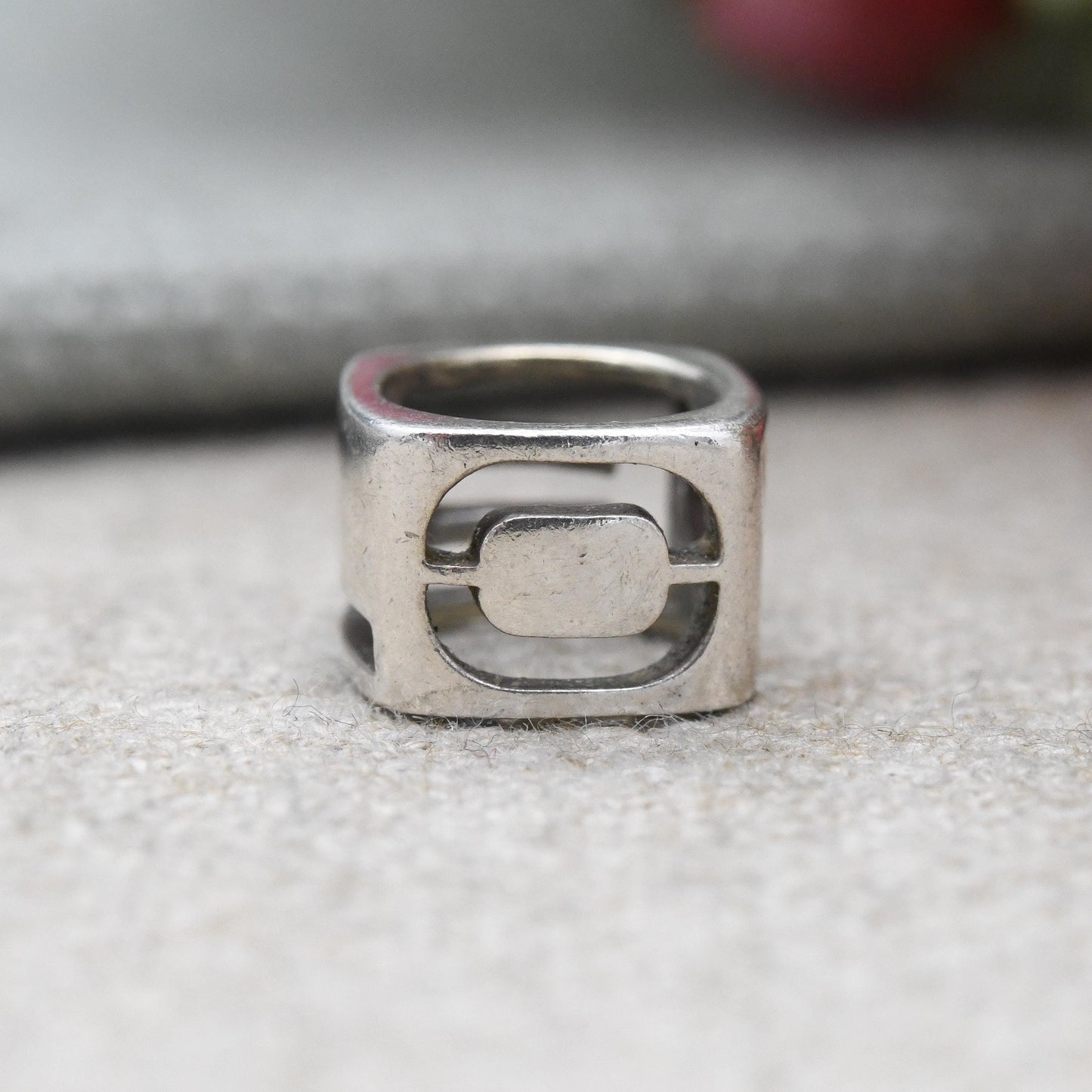 Tiffany & Co Era Love Pendant Sterling Silver Square Cube Necklace Charm - Signed Genuine Designer Jewellery Christmas Gift