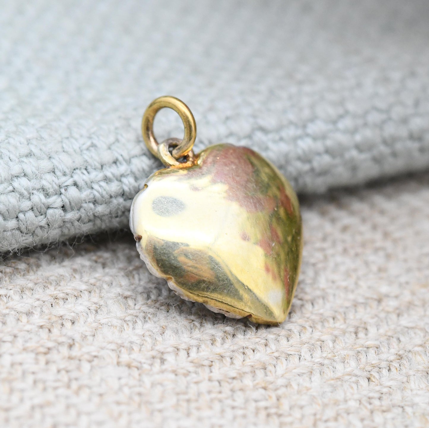 Antique Victorian Diamond and Garnet Heart Pendant Silver and Gold - Rose Cut Diamonds Cabochon Garnet Love Heart Charm Necklace Stack Gift