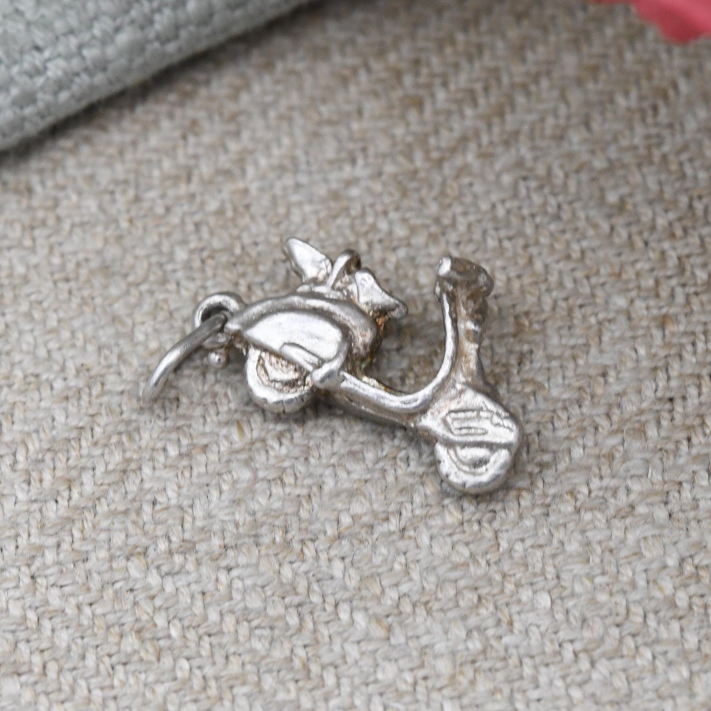 Vintage Sterling Silver Scooter Charm / Pendant - Vespa Motorbike Motor Bike Vehicle | Gift for Travel Lover Charm Bracelet