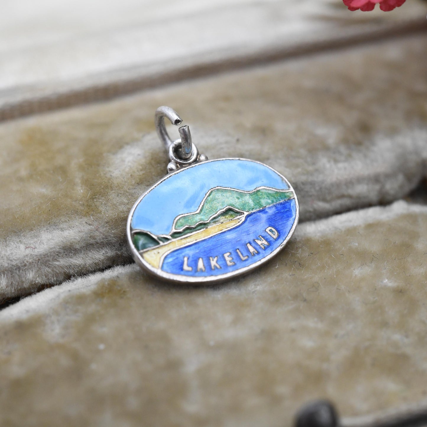 Vintage Sterling Silver Lakeland Lake District Charm Pendant - Cumbria | Souvenir Gift for Charm Bracelet