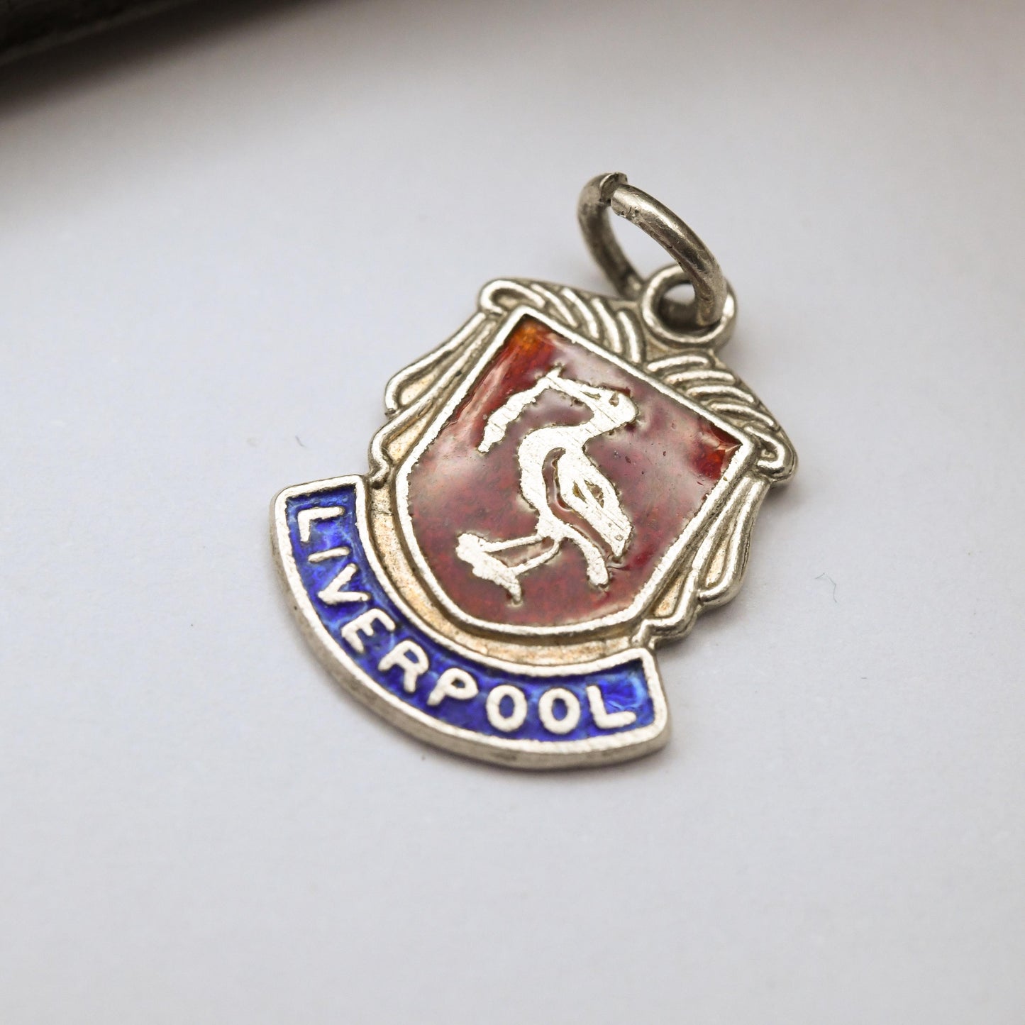 Vintage Sterling Silver Liverpool WBs Charm Pendant - England Charm | Souvenir Gift for Charm Bracelet
