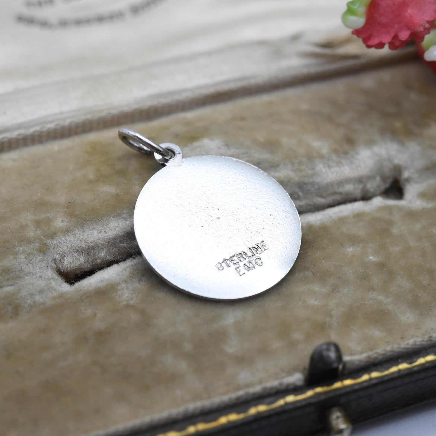 Vintage Sterling Silver British Columbia Canada EMC Charm Pendant - Canadian Charm | Souvenir Gift for Charm Bracelet