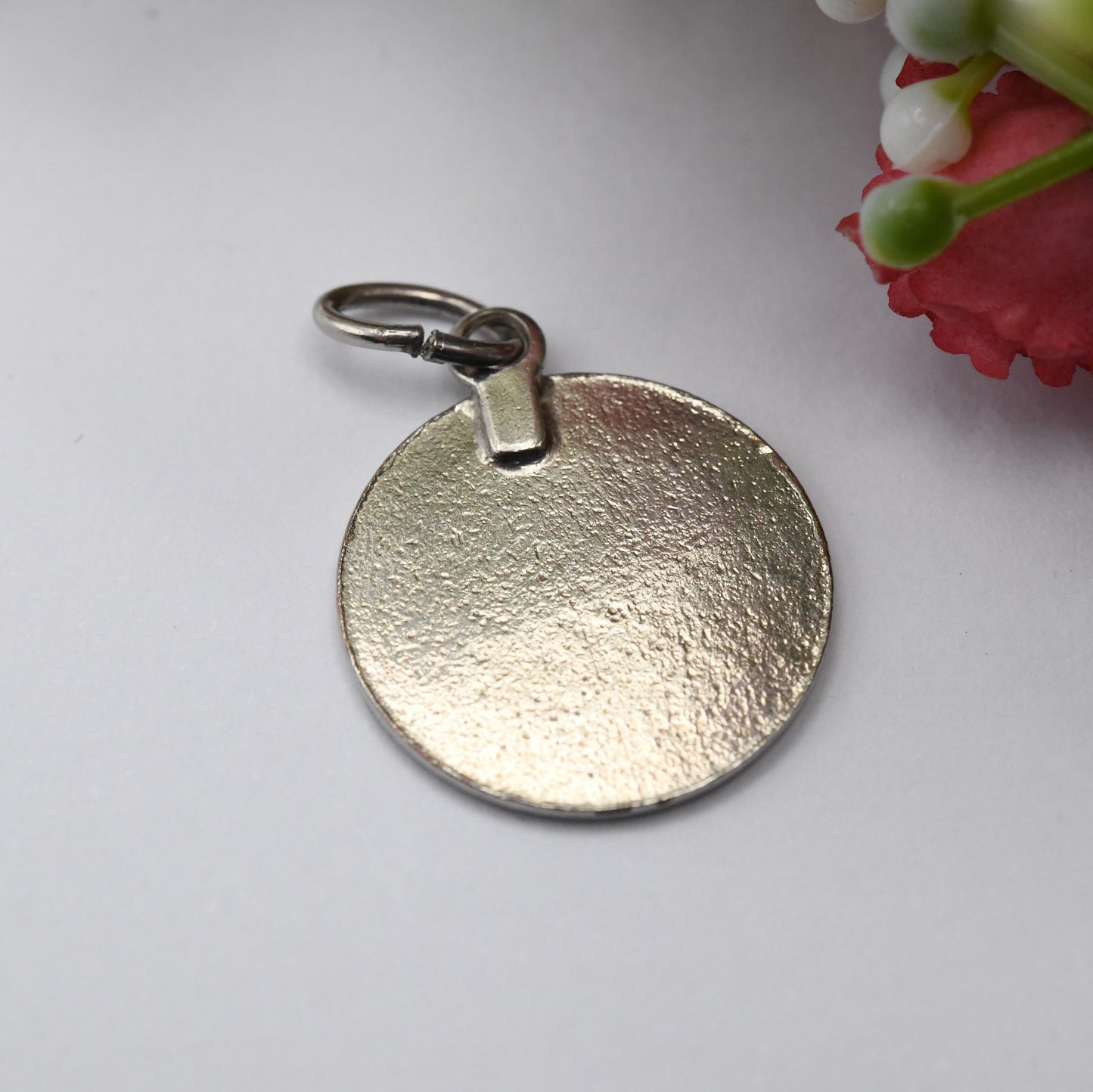 Vintage Silver Tone & Enamel Quebec Rocher Perce Rock Charm Pendant - Blue Enamel | Canadian Charm | Souvenir Gift for Charm Bracelet