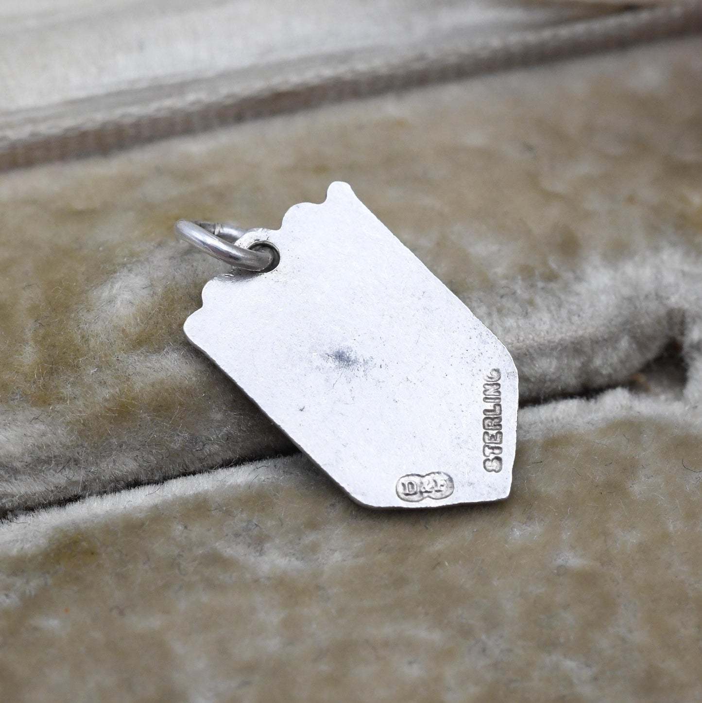 Vintage Sterling Silver Devon Charm Pendant - Cornwall | Souvenir Gift for Charm Bracelet