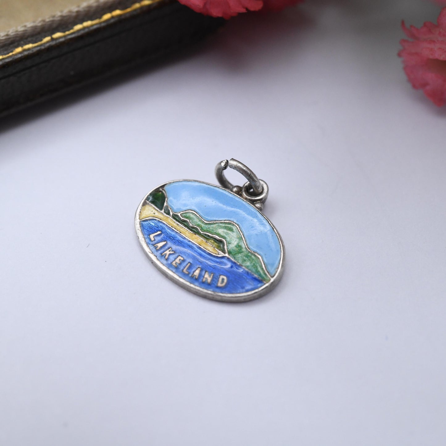 Vintage Sterling Silver Lakeland Lake District Charm Pendant - Cumbria | Souvenir Gift for Charm Bracelet