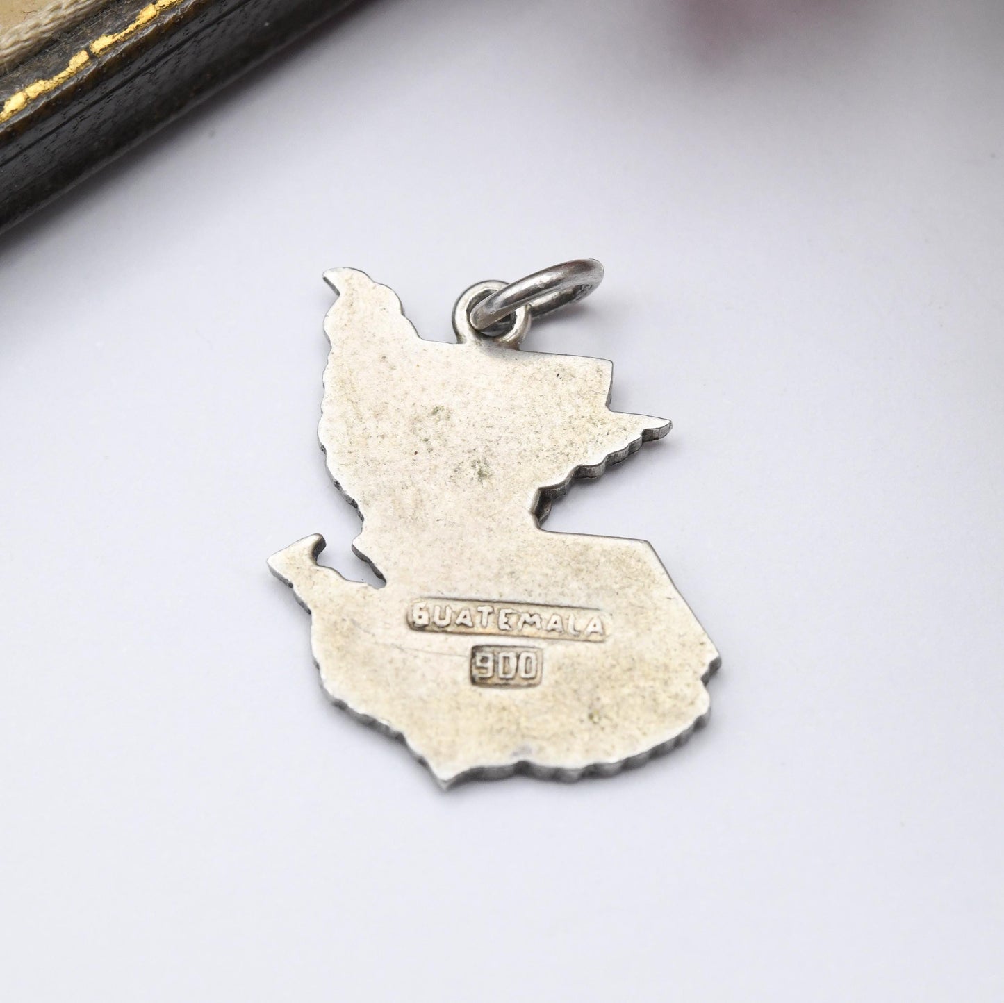 Vintage Sterling Silver Guatemala Bird of Paradise Charm Pendant - Resplendent Quetzal | Animal | Bird | Souvenir Gift for Charm Bracelet