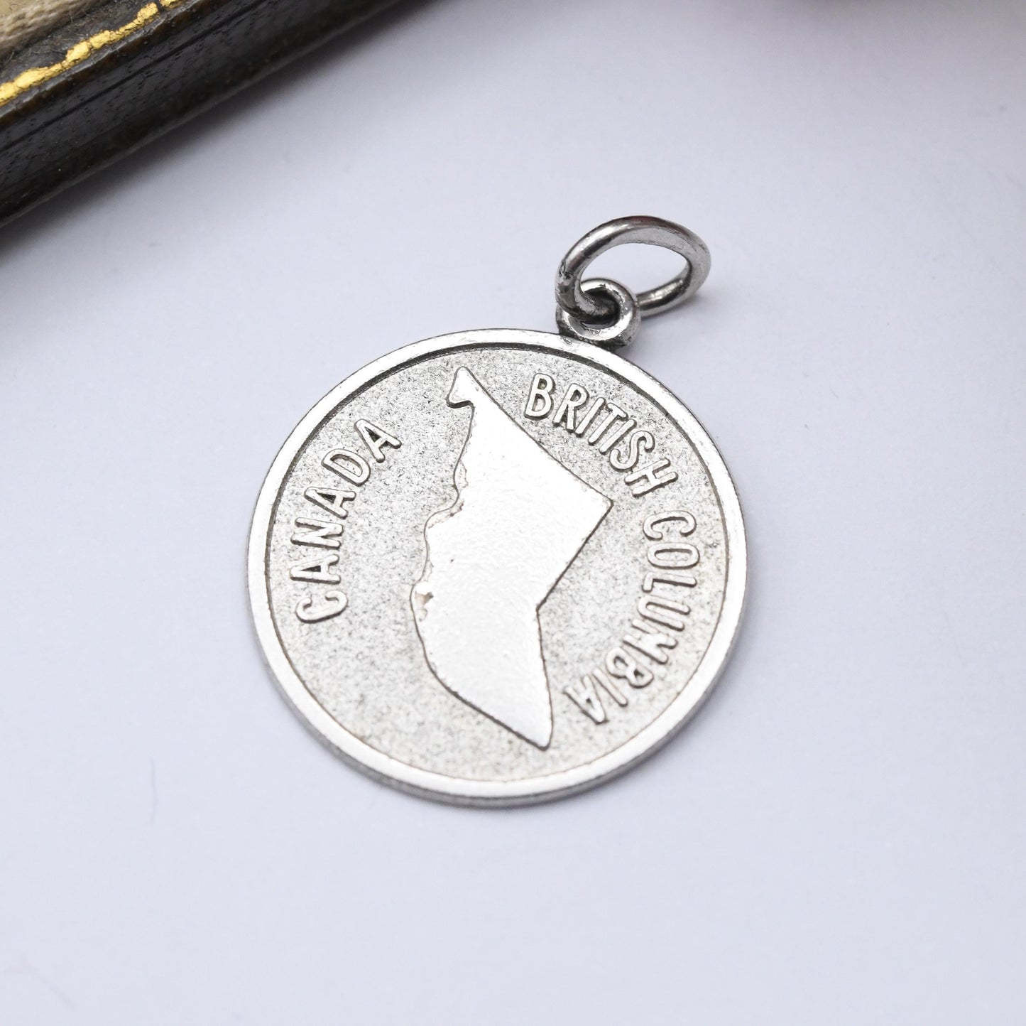 Vintage Sterling Silver British Columbia Canada EMC Charm Pendant - Canadian Charm | Souvenir Gift for Charm Bracelet