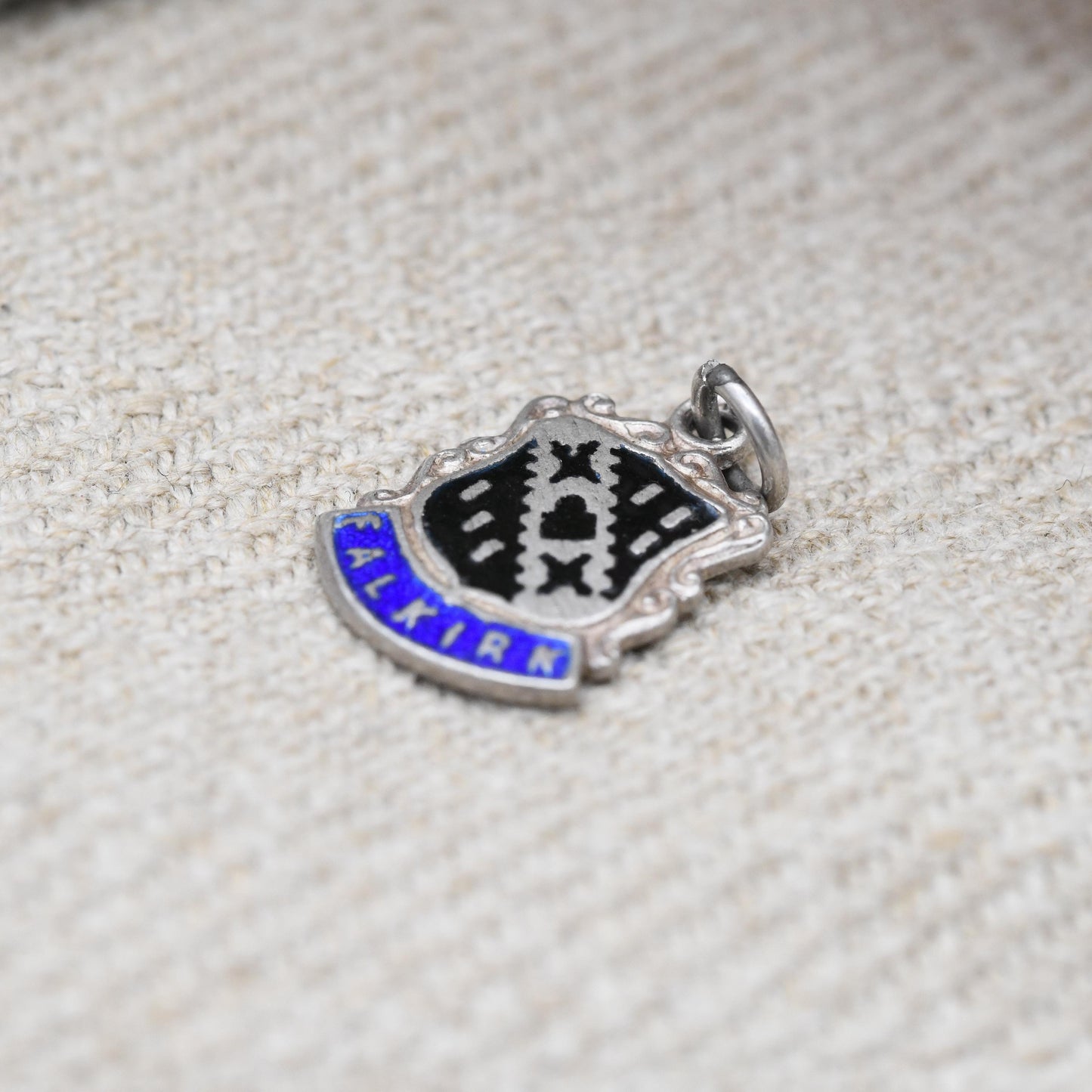 Vintage Sterling Silver Falkirk Charm Pendant - Scotland | Scottish | Souvenir Gift for Charm Bracelet