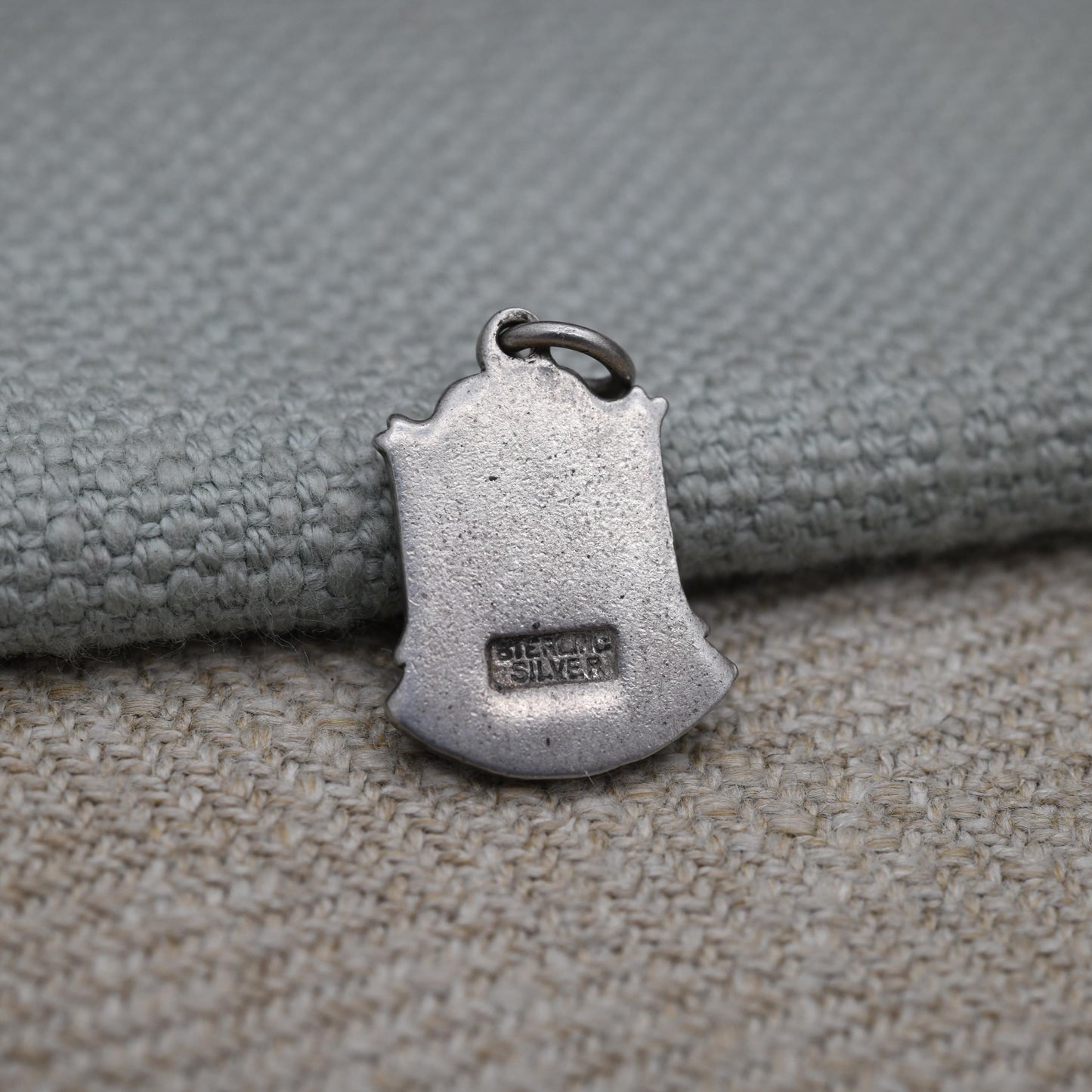Vintage Sterling Silver Saltburn Charm Pendant - England | Yorkshire | Souvenir Gift for Charm Bracelet