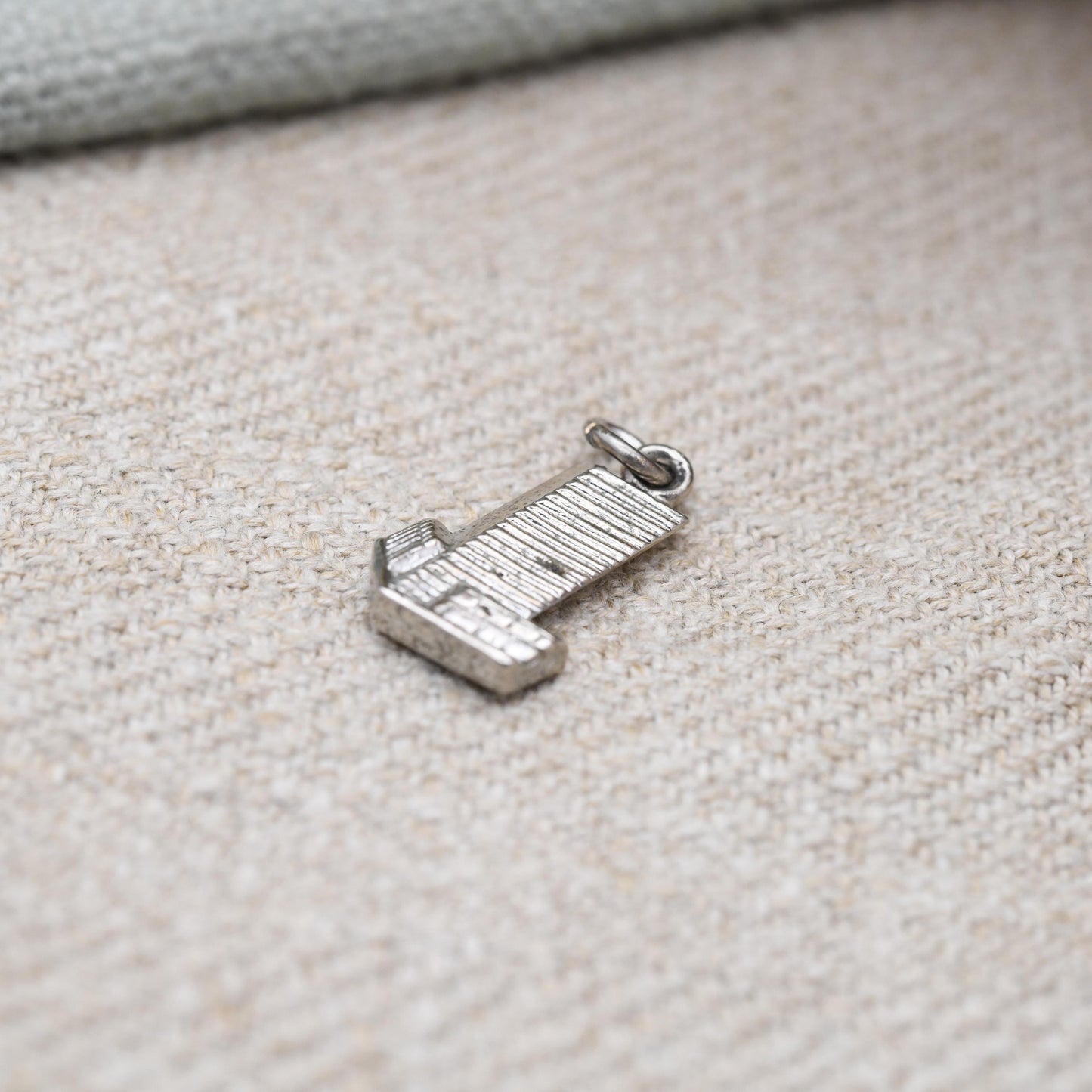 Vintage Sterling Silver United Nations Charm Pendant - UN | Politics | New York | Landmark | Souvenir Gift for Charm Bracelet