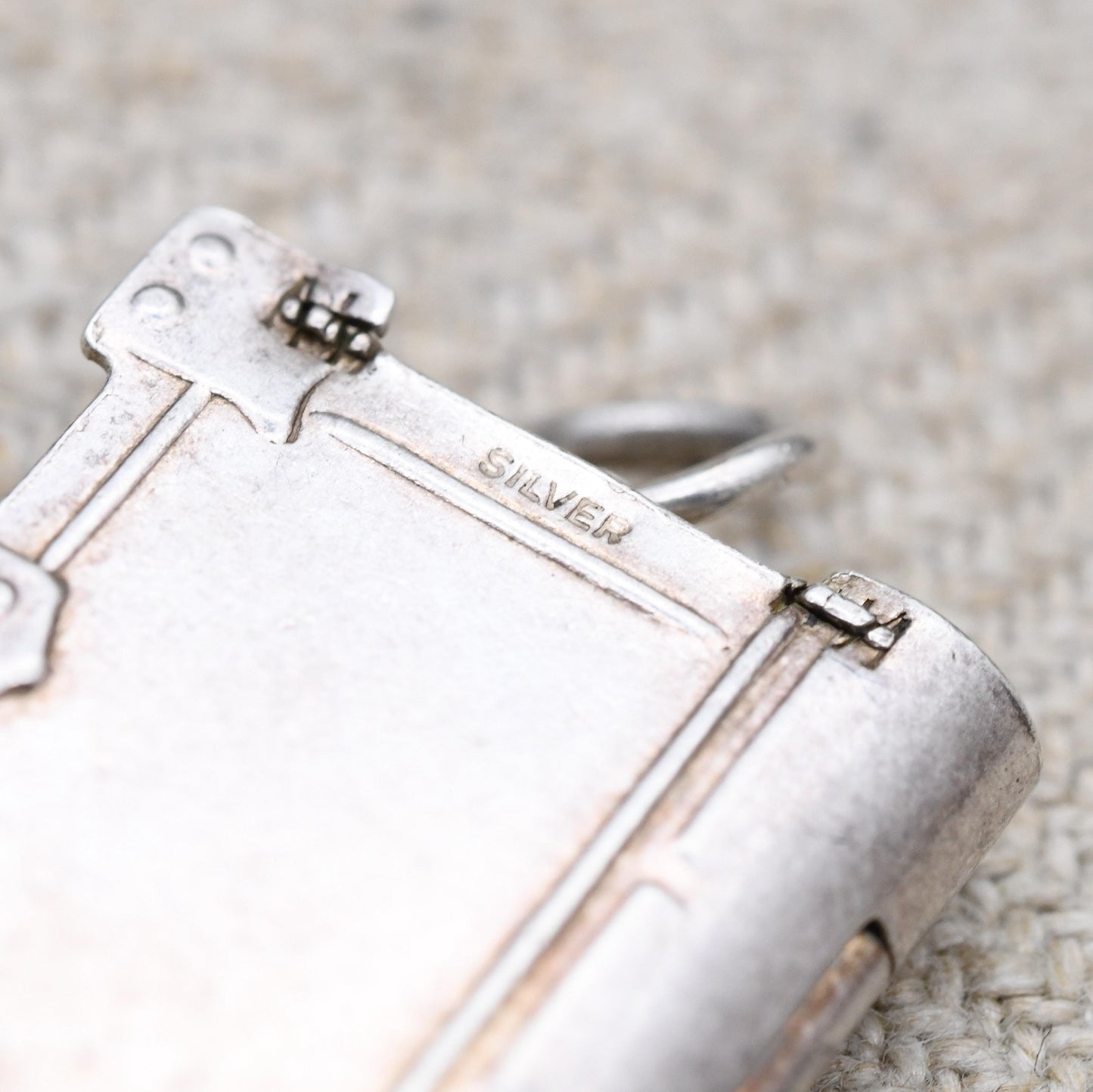 Vintage Sterling Silver Bible Opening Charm Pendant - The Lord's Prayer | Religion | Book | Gift for Charm Bracelet Necklace Stack
