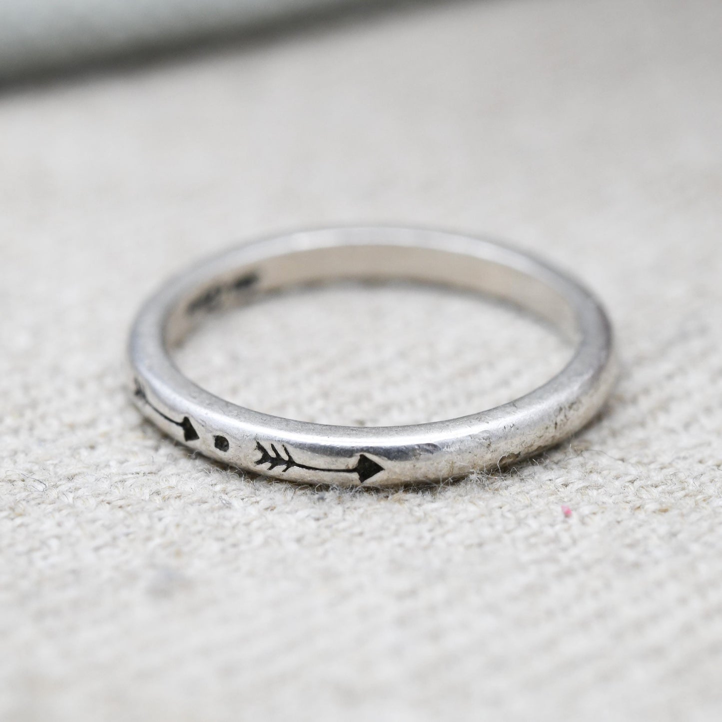Carolyn Pollack Sterling Silver Ring - Arrows | New Mexico Southwestern Design Old Carlisle Albuquerque | UK Size - R 1/2 US Size - 8 3/4