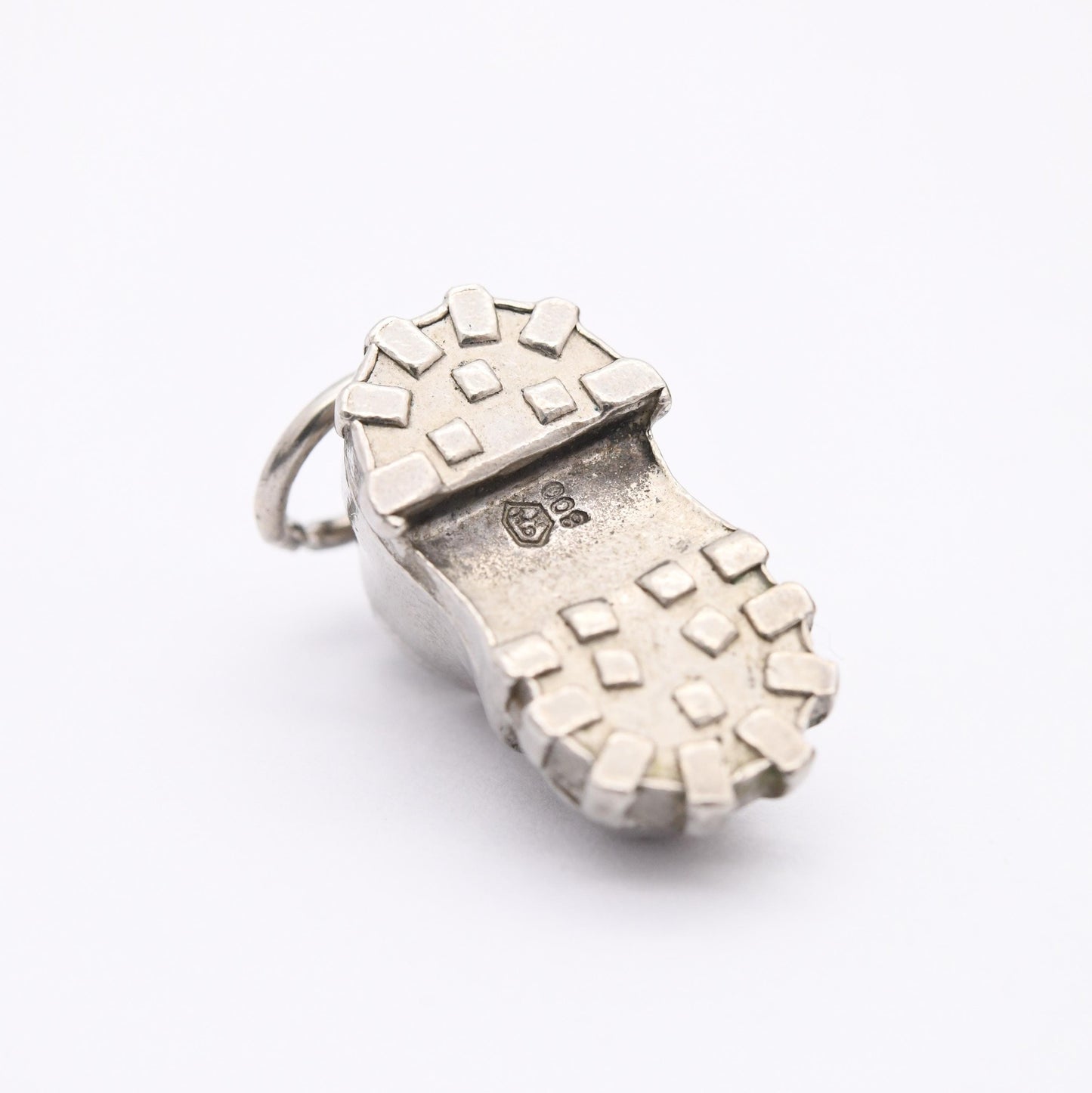 Vintage Sterling Silver Hiking Boot Charm Pendant - Walking Shoe | Boot | Gift for Charm Bracelet
