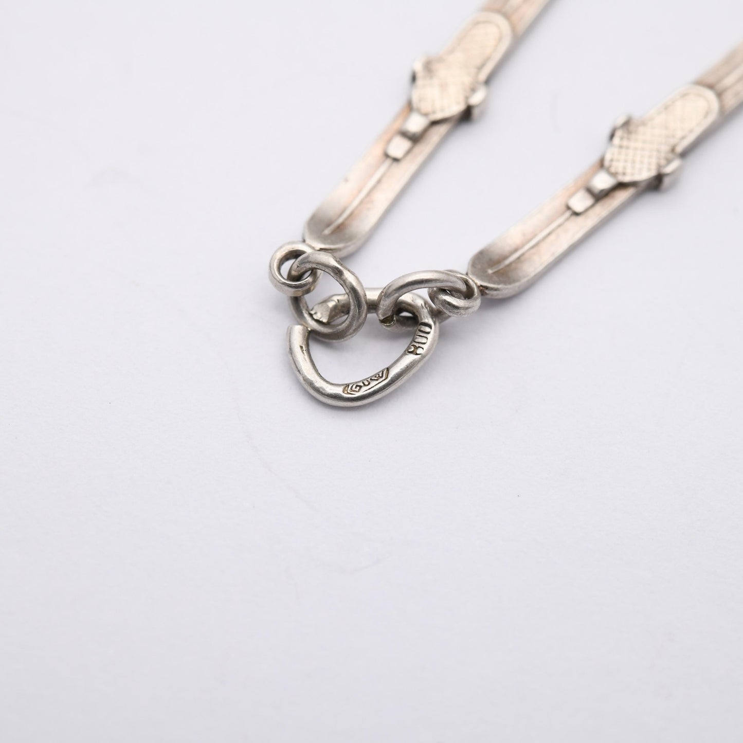 Vintage Sterling Silver Ski's Charm Pendant - Skiing | Ski | Snow Sport | Winter | Gift for Charm Bracelet