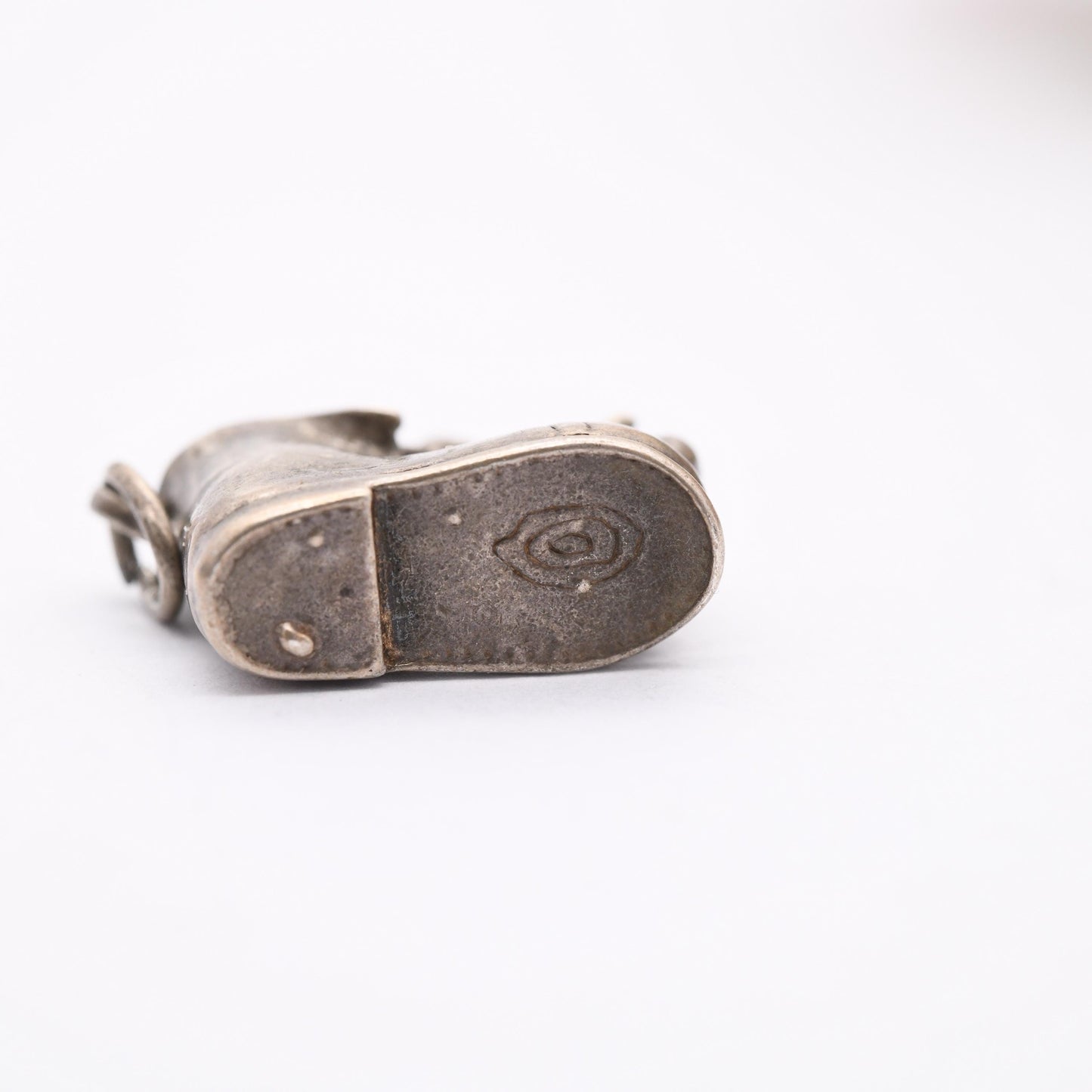 Vintage Sterling Silver Mice and Shoes Charm Pendant - Charming | Old Shoe | Fairytale | Folktale | Gift for Charm Bracelet