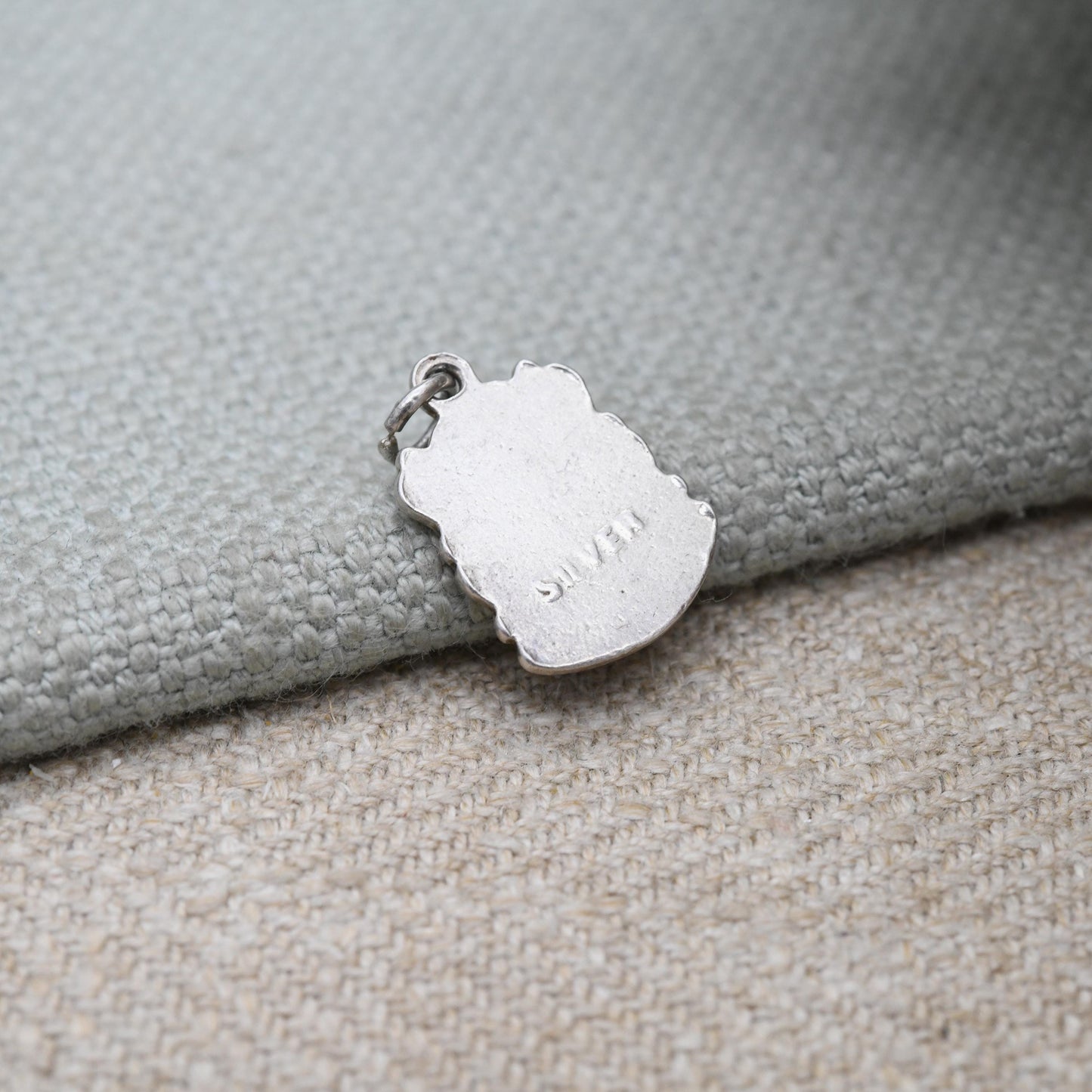 Vintage Sterling Silver Enamel Blackpool Souvenir Shield Charm Pendant - England | Lancashire | Tourist | Souvenir Gift for Charm Bracelet