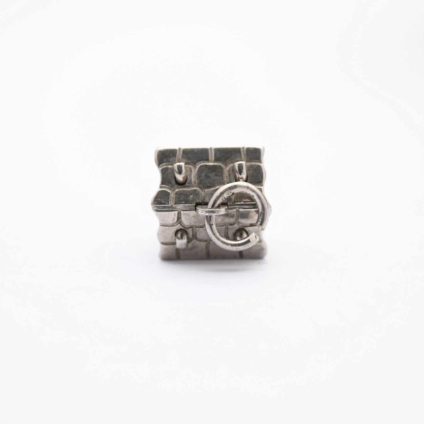Vintage 800 Silver Swiss Chalet Charm Pendant - Alps | Skiing Chalet | German House | Stilts | Gift for Charm Bracelet