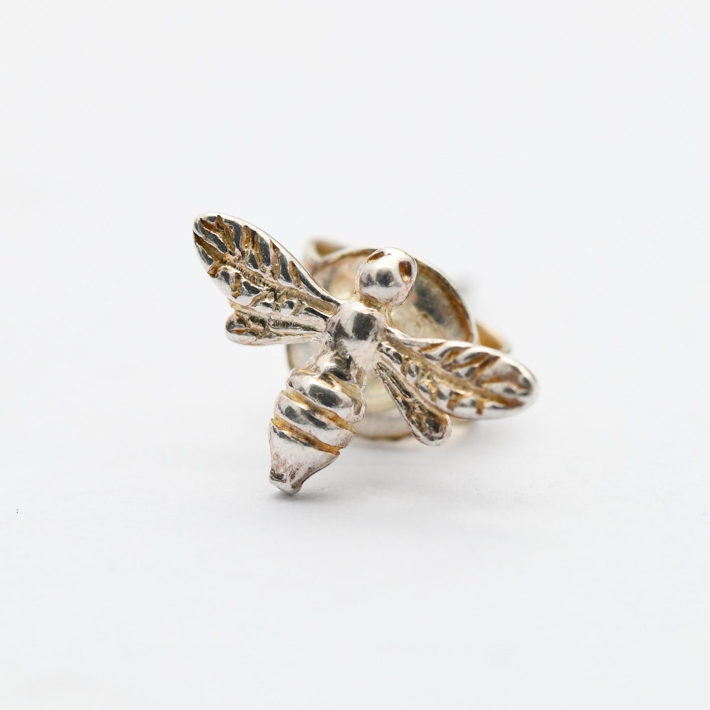 Sterling Silver Bumble Bee Stud Earrings - Bee | Insect Jewellery | Bee Earrings | Studs | Butterfly Clasp
