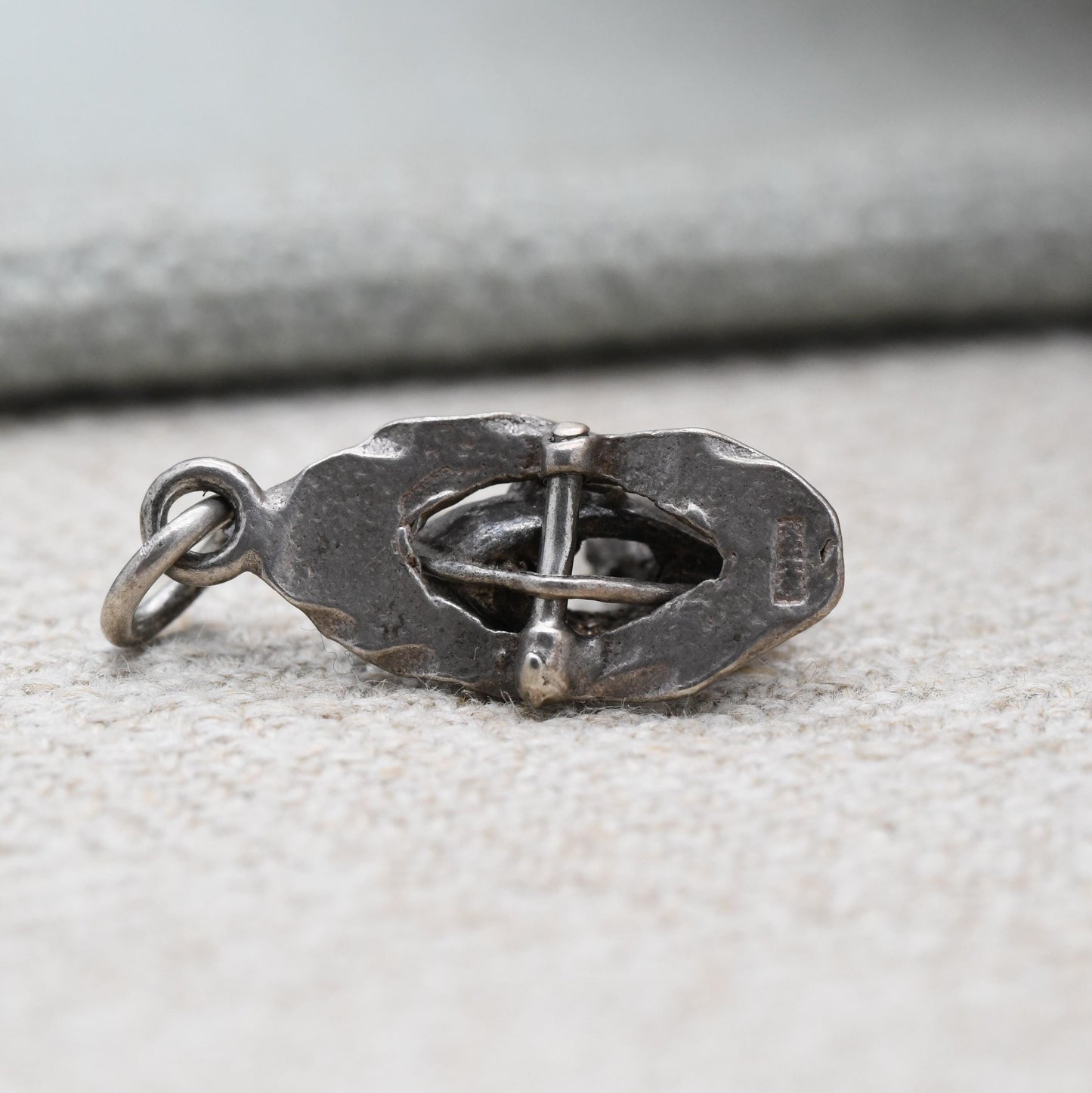 Vintage CHIM Articulated Silver The Owl and the Pussy-Cat Charm - Cute Little Moving Boat Charm | Poem | Music | Gift for Charm Bracelet
